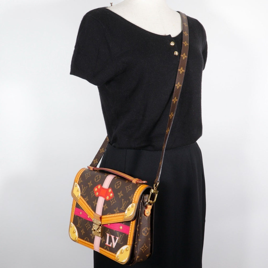 Louis Vuitton Brown Monogram Pochette Shoulder Bag