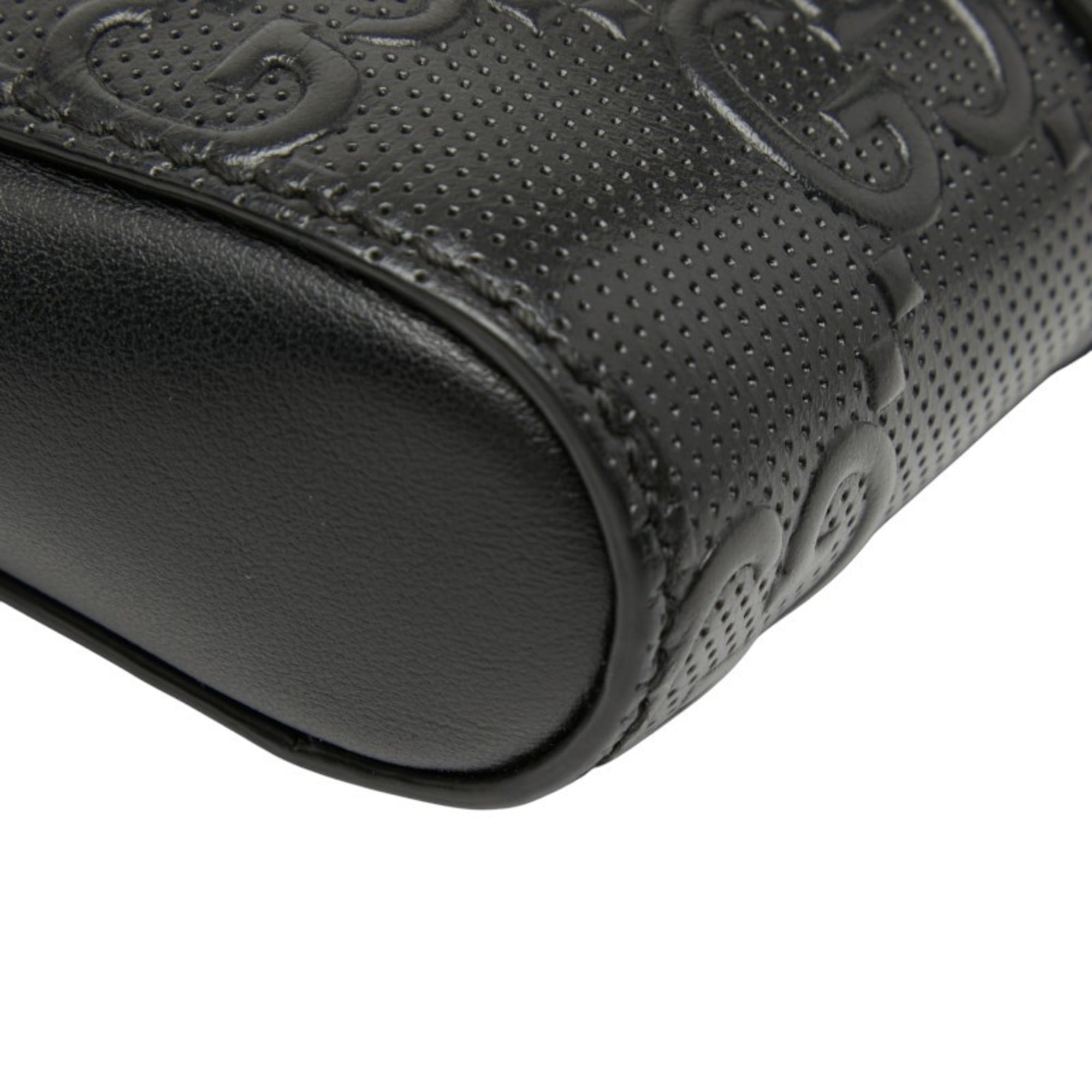 Gucci Black Leather Fanny Pack (Pre-Owned)