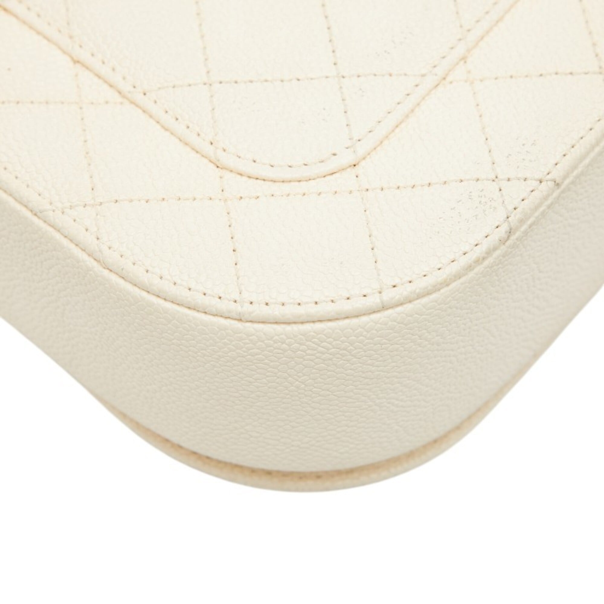 Chanel Beige Grained Calfskin Shopping Bag