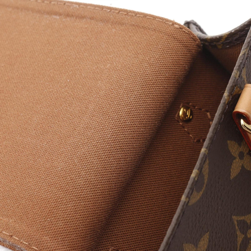 Louis Vuitton Brown Monogram Coated Canvas Handbag