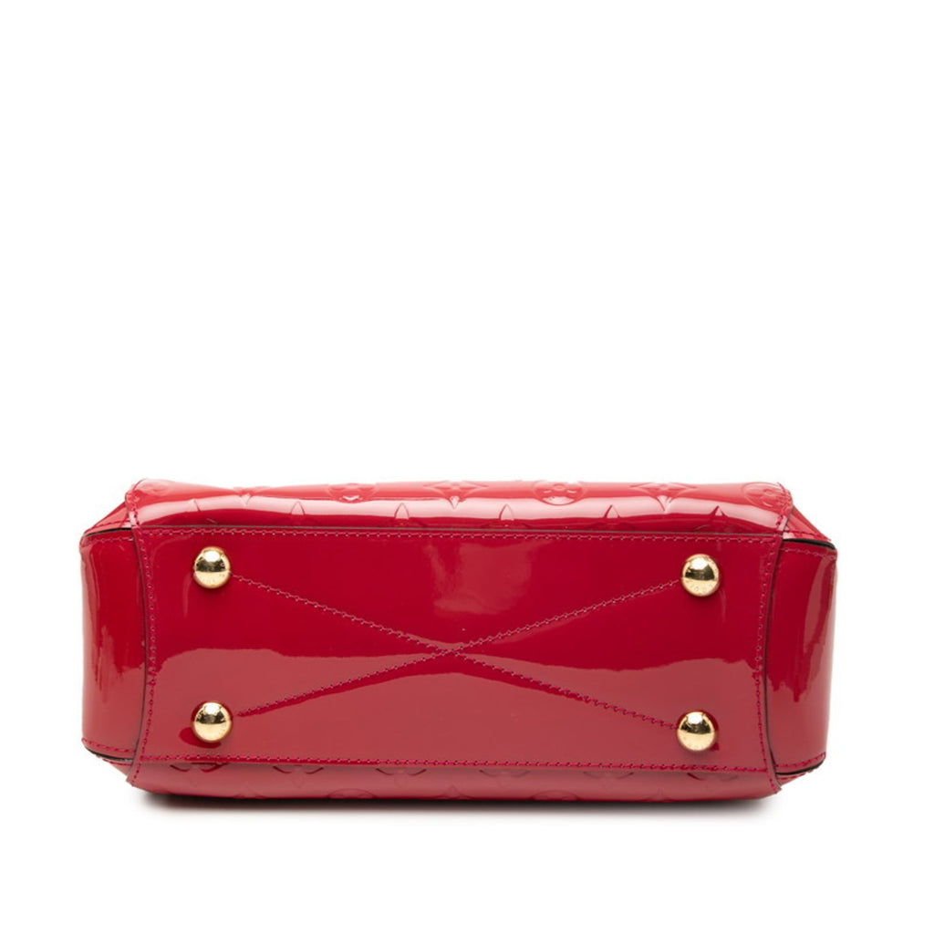 Louis Vuitton Indian Rose Monogram Red Color Patent Leather Monogram Vernis Handbag Shoulder Bag