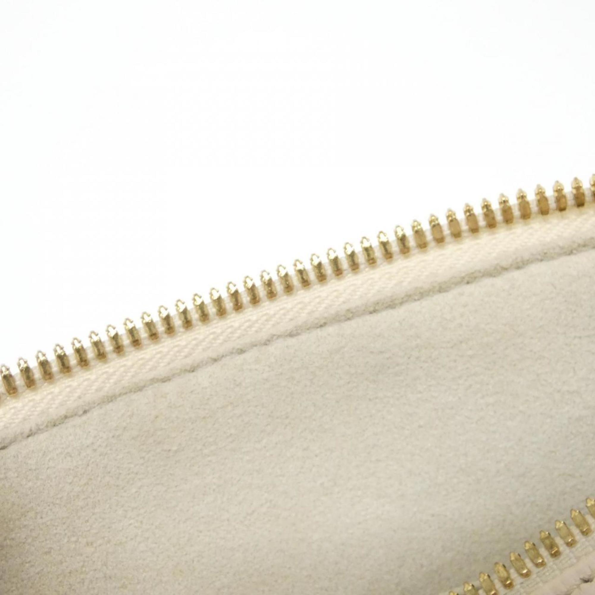 Louis Vuitton Monogram Empreinte Cream Saffron Leather Shoulder Bag