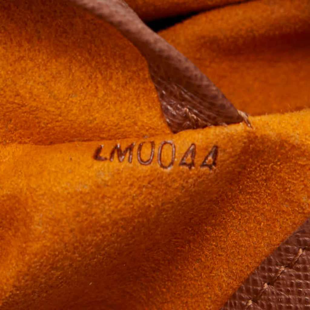 Louis Vuitton Brown Pvc Leather Shoulder Bag
