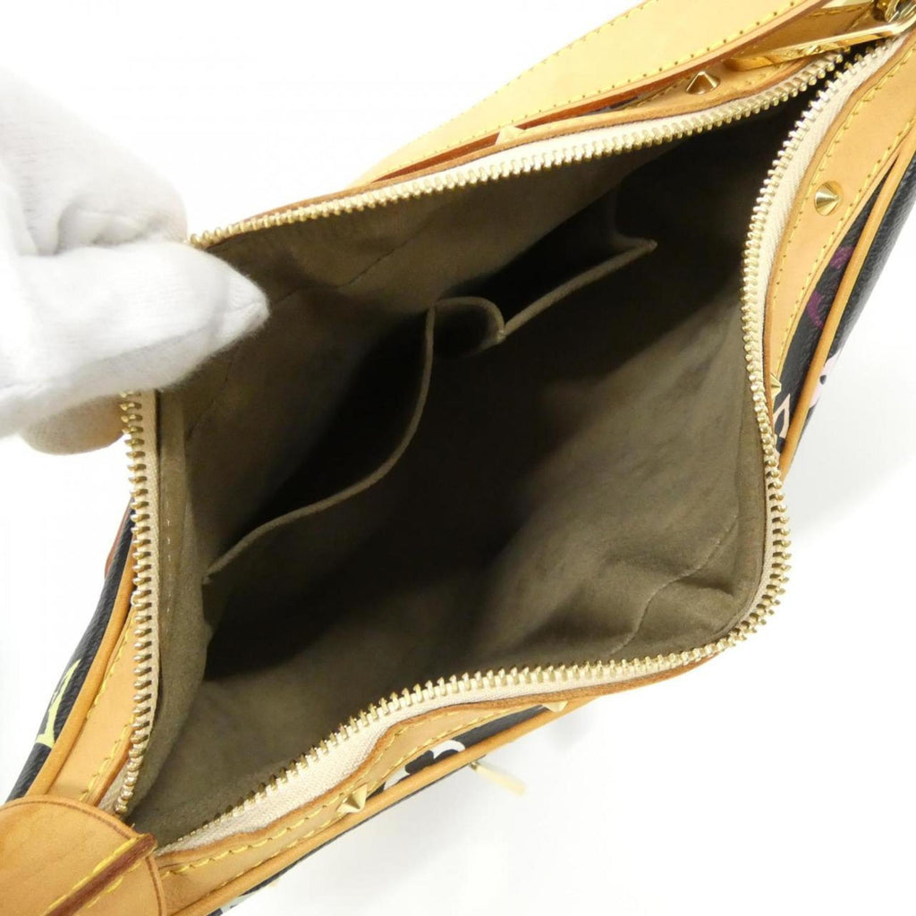 Louis Vuitton Monogram Multicolore Black Coated Canvas Shoulder Bag