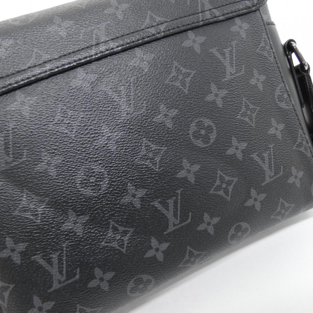 Louis Vuitton Black Coated Canvas Shoulder Bag