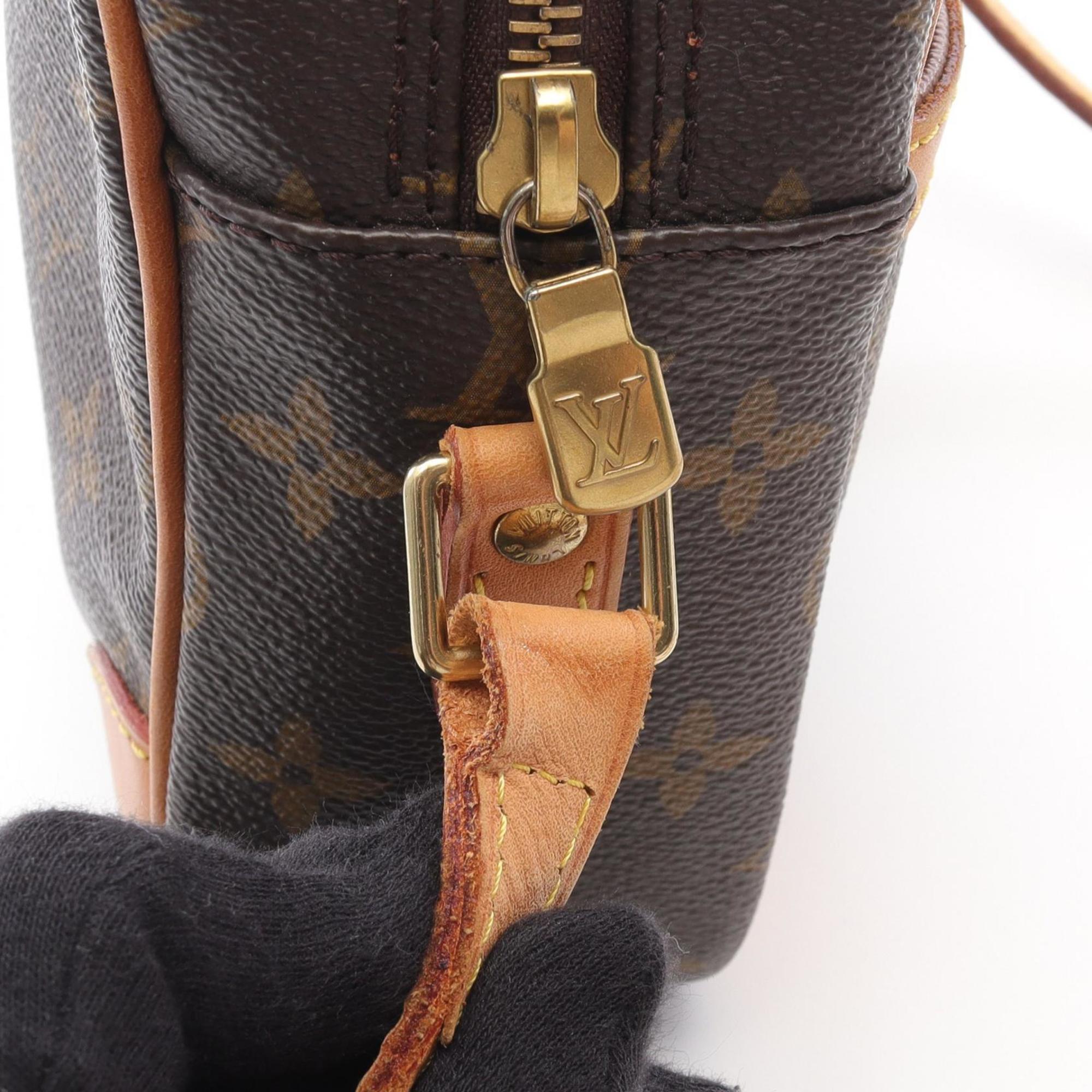 Louis Vuitton Brown Coated Canvas Pvc Leather Shoulder Bag