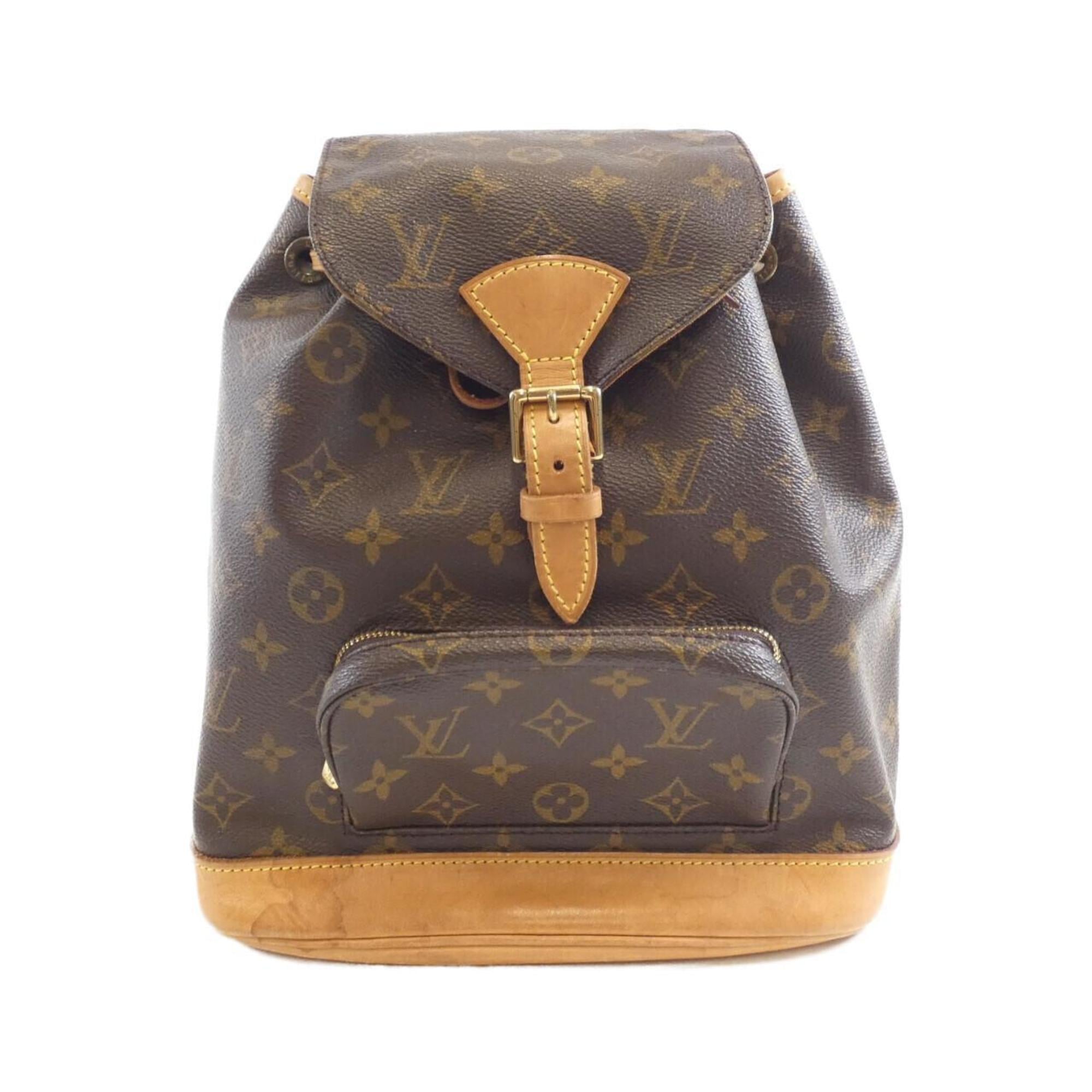Louis Vuitton Monogram Marron Coated Canvas Backpack