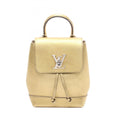 Louis Vuitton Gold Leather Backpack