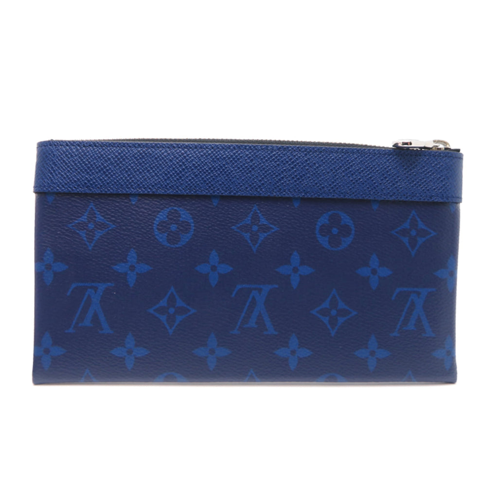 Louis Vuitton Blue Taigarama Pochette Pouch
