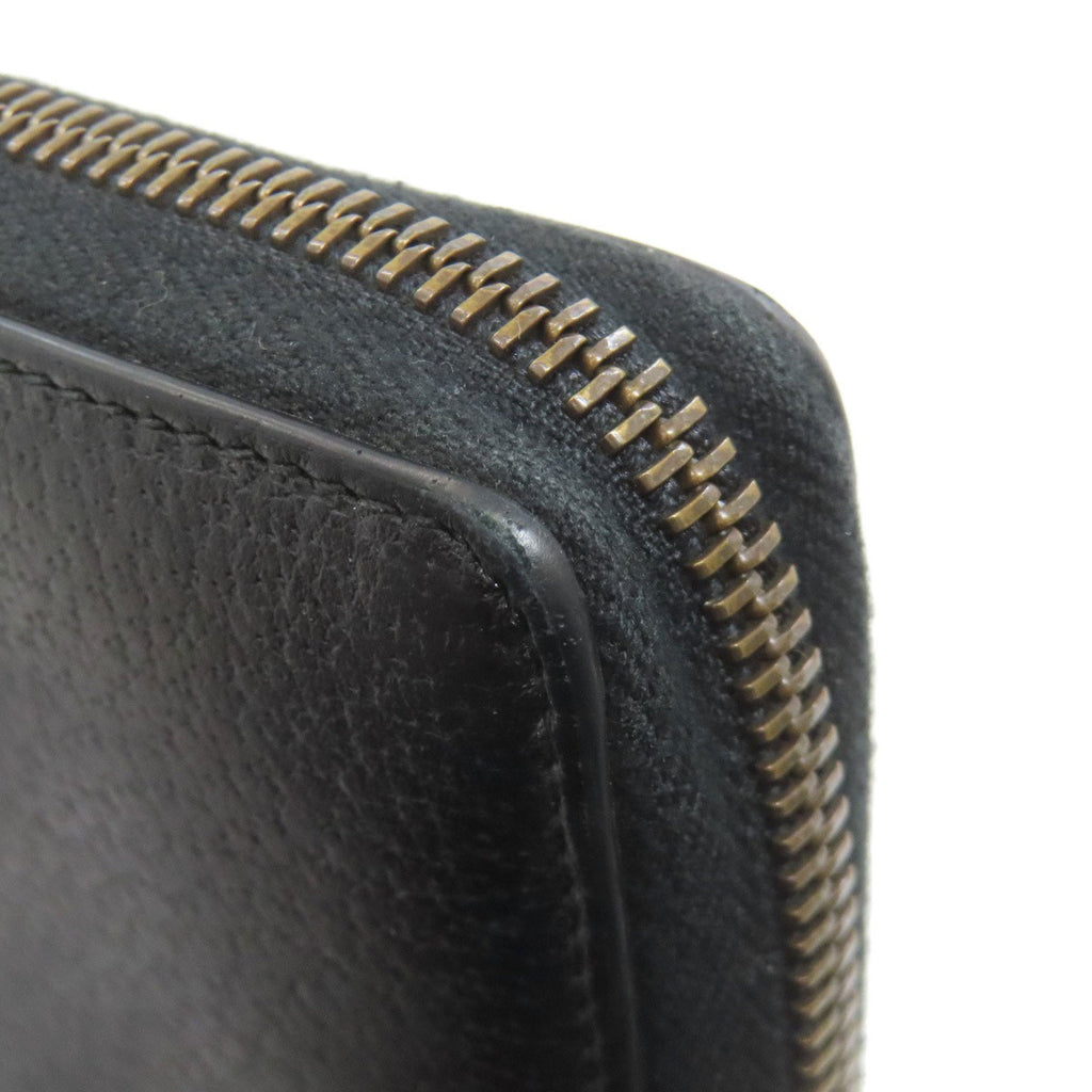 Gucci Black Leather Long Wallet (Bi-Fold) (Pre-Owned)