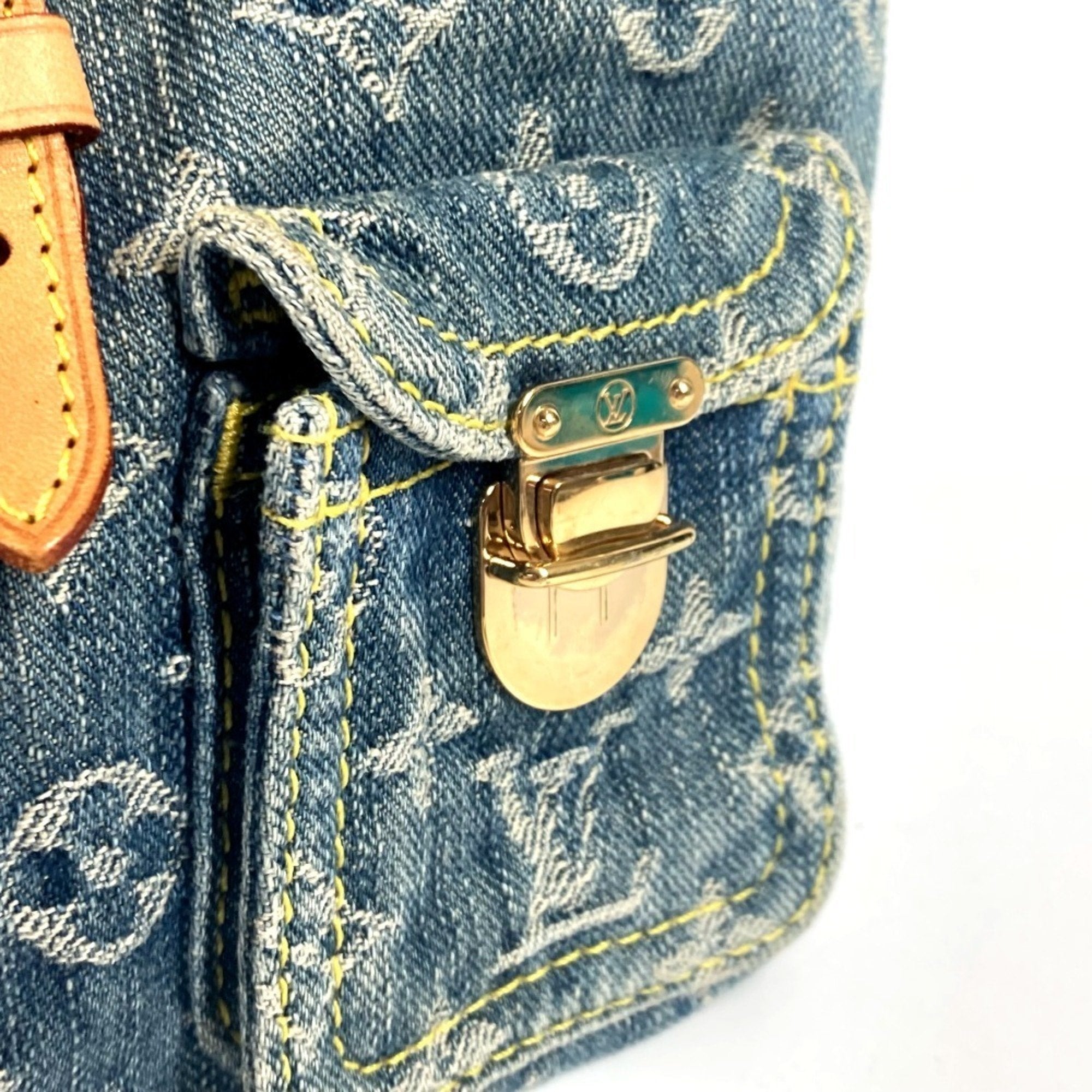 Louis Vuitton Blue Monogram Monogram Denim Backpack