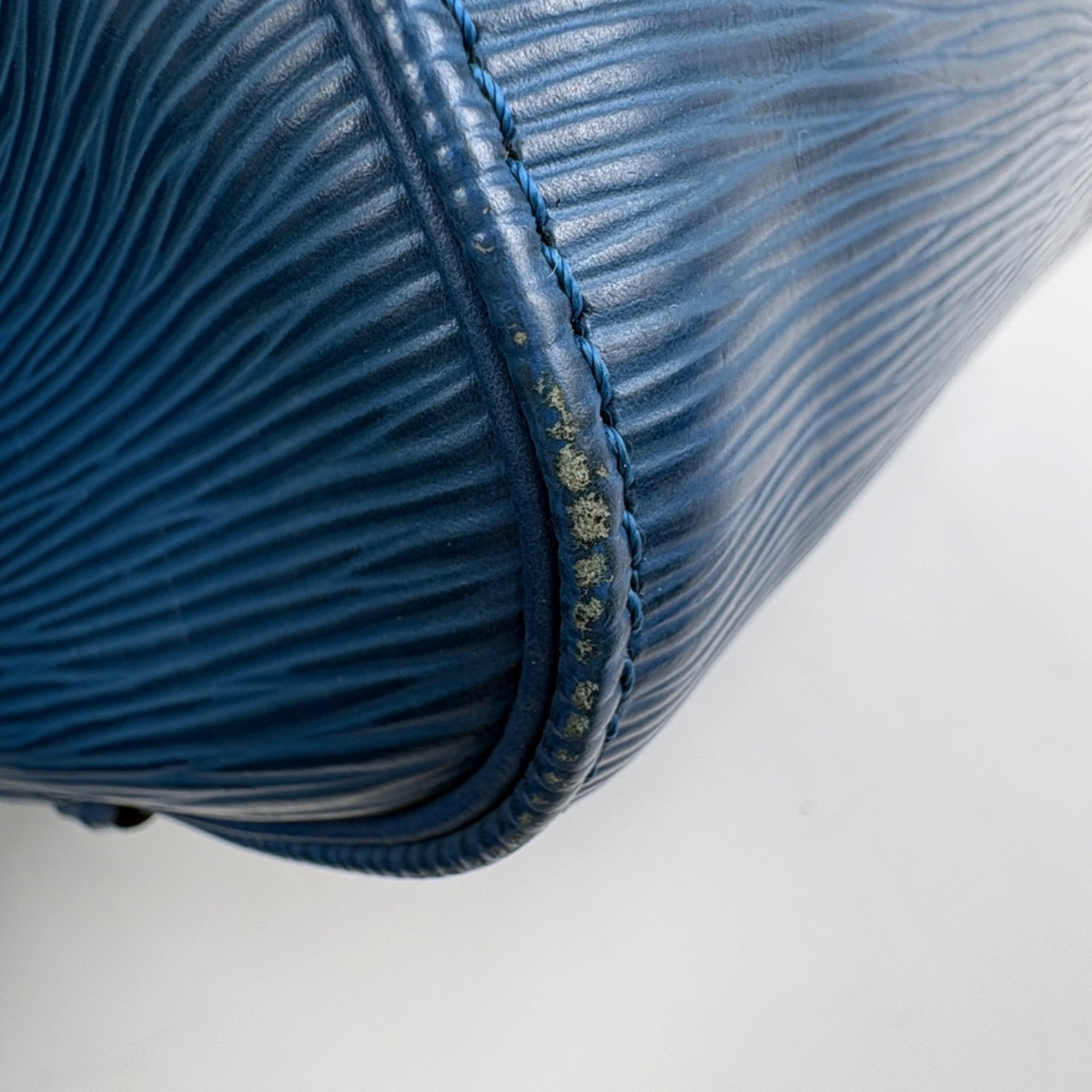 Louis Vuitton Toledo Blue Epi Leather Handbag