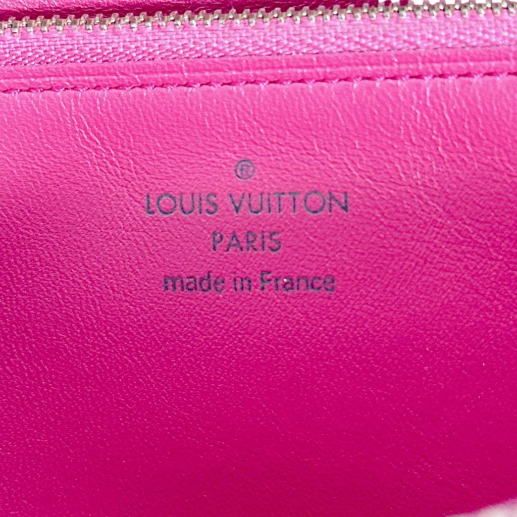 Louis Vuitton Black Noir Leather Long Wallet