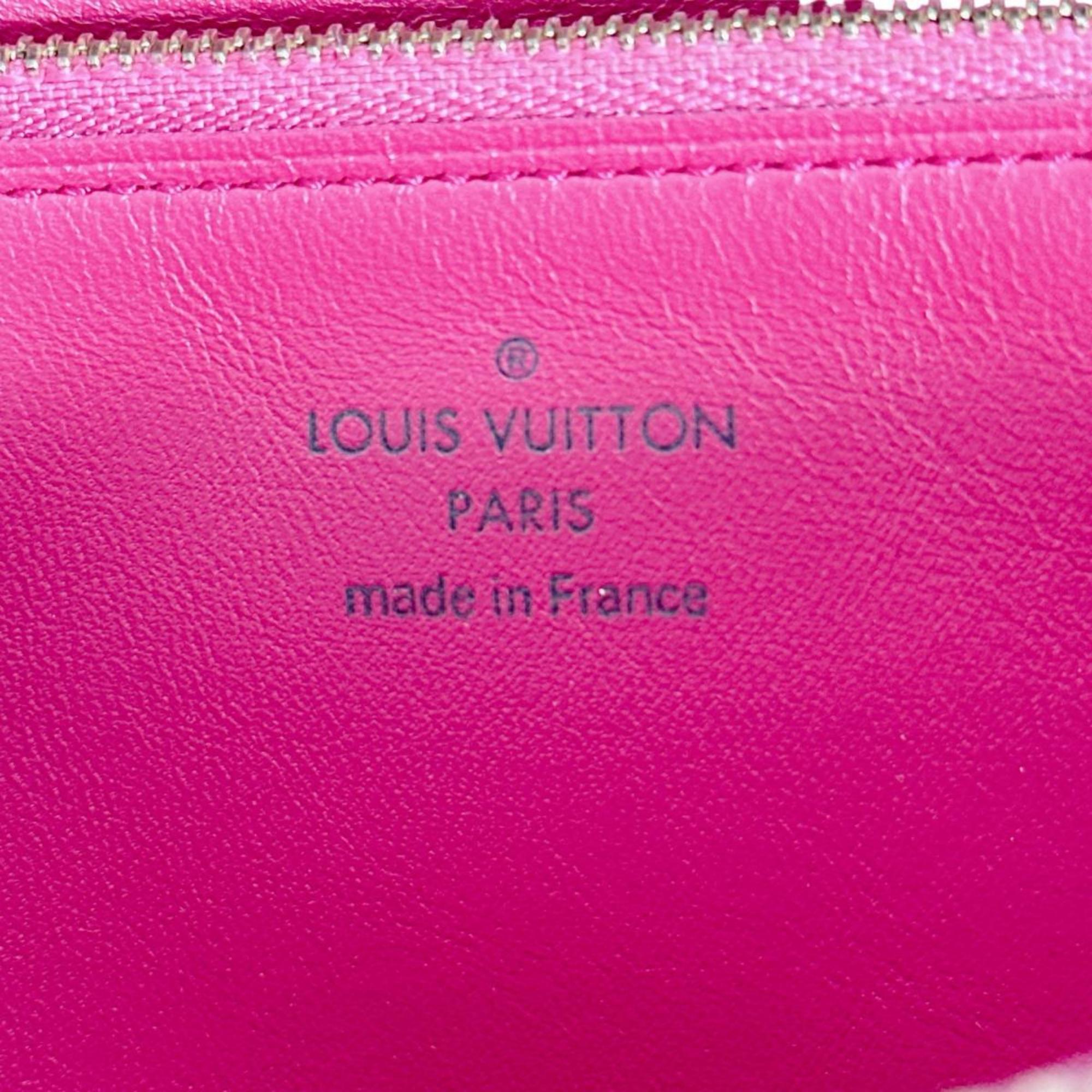 Louis Vuitton Black Noir Leather Long Wallet