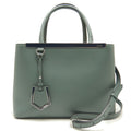 Fendi Khaki Yellow Leather Handbag