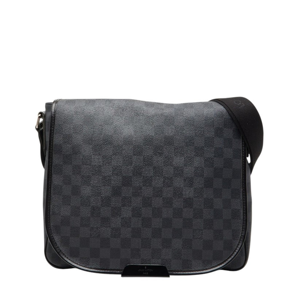 Louis Vuitton Black Pvc Leather Shoulder Bag