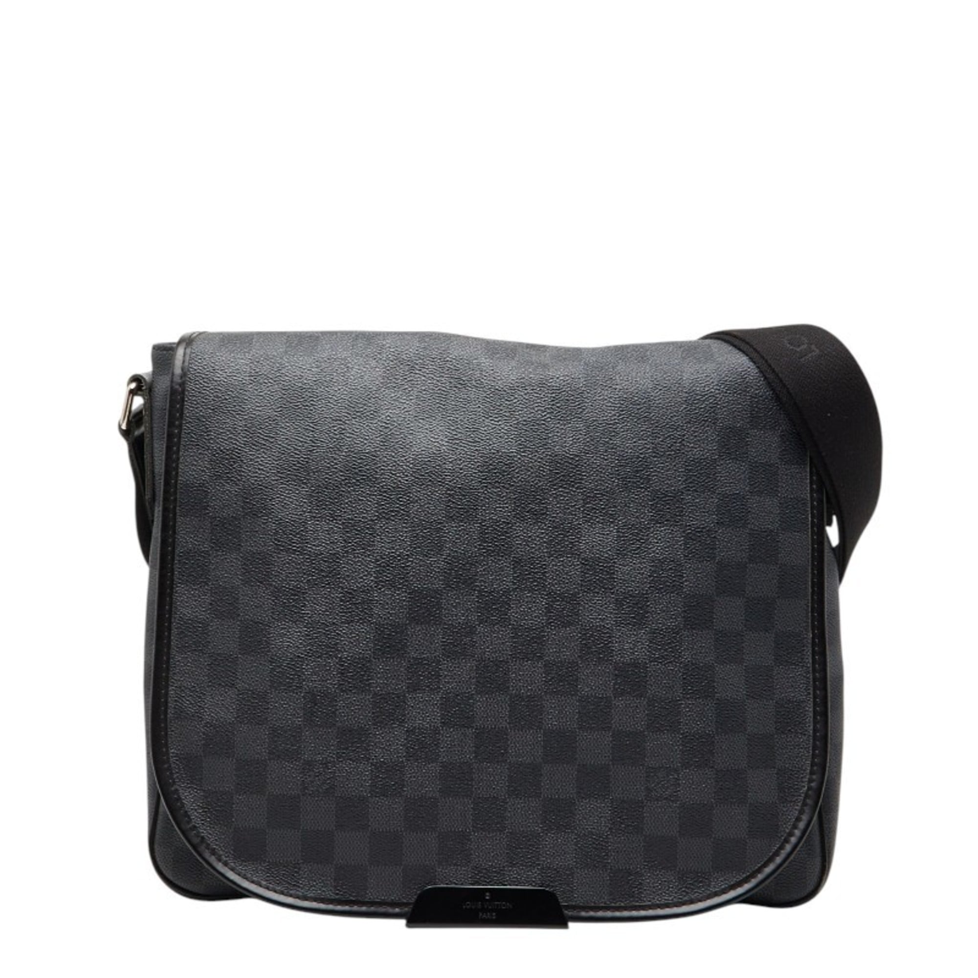 Louis Vuitton Black Pvc Leather Shoulder Bag