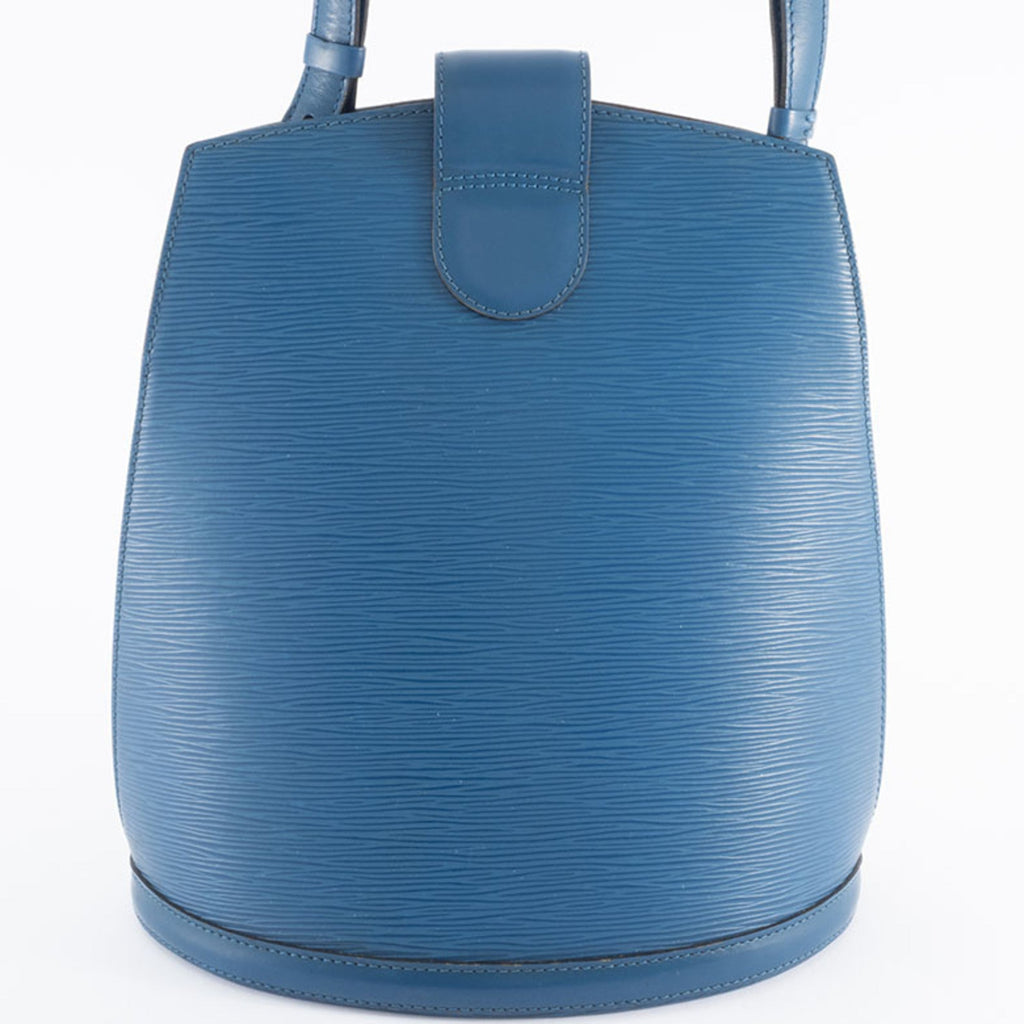 Louis Vuitton Epi Toledo Blue Epi Leather Shoulder Bag