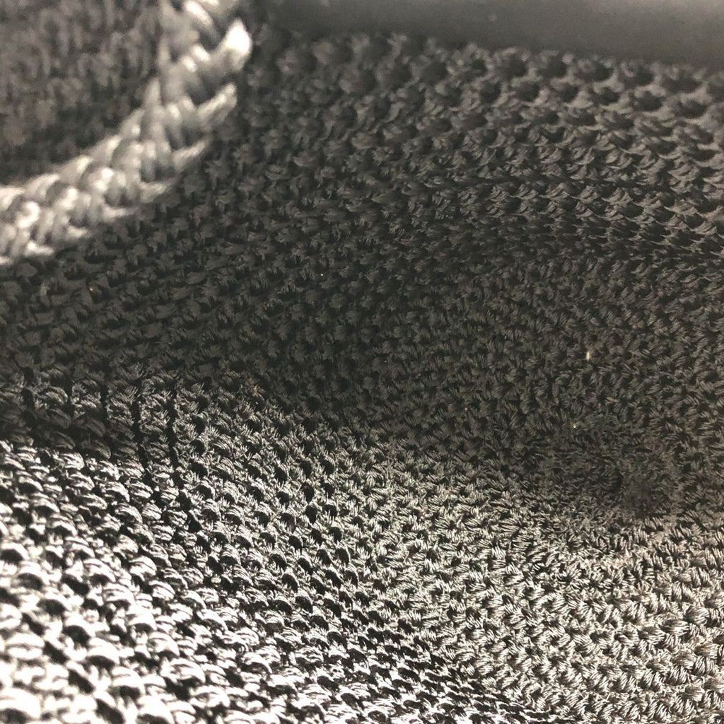 Balenciaga Black Nylon Leather Handbag Tote