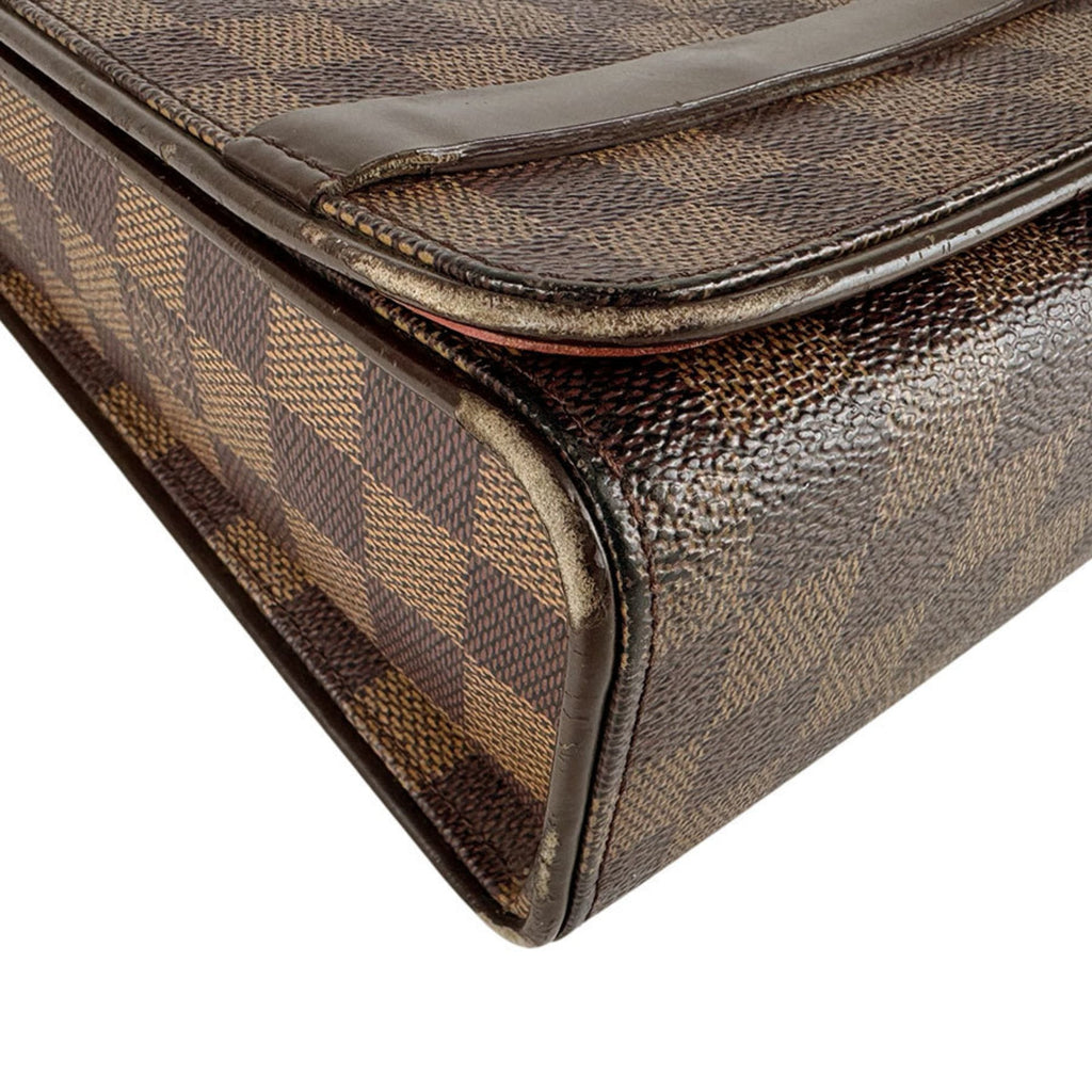 Louis Vuitton Damier Canvas Ebene Damier Canvas Shoulder Bag