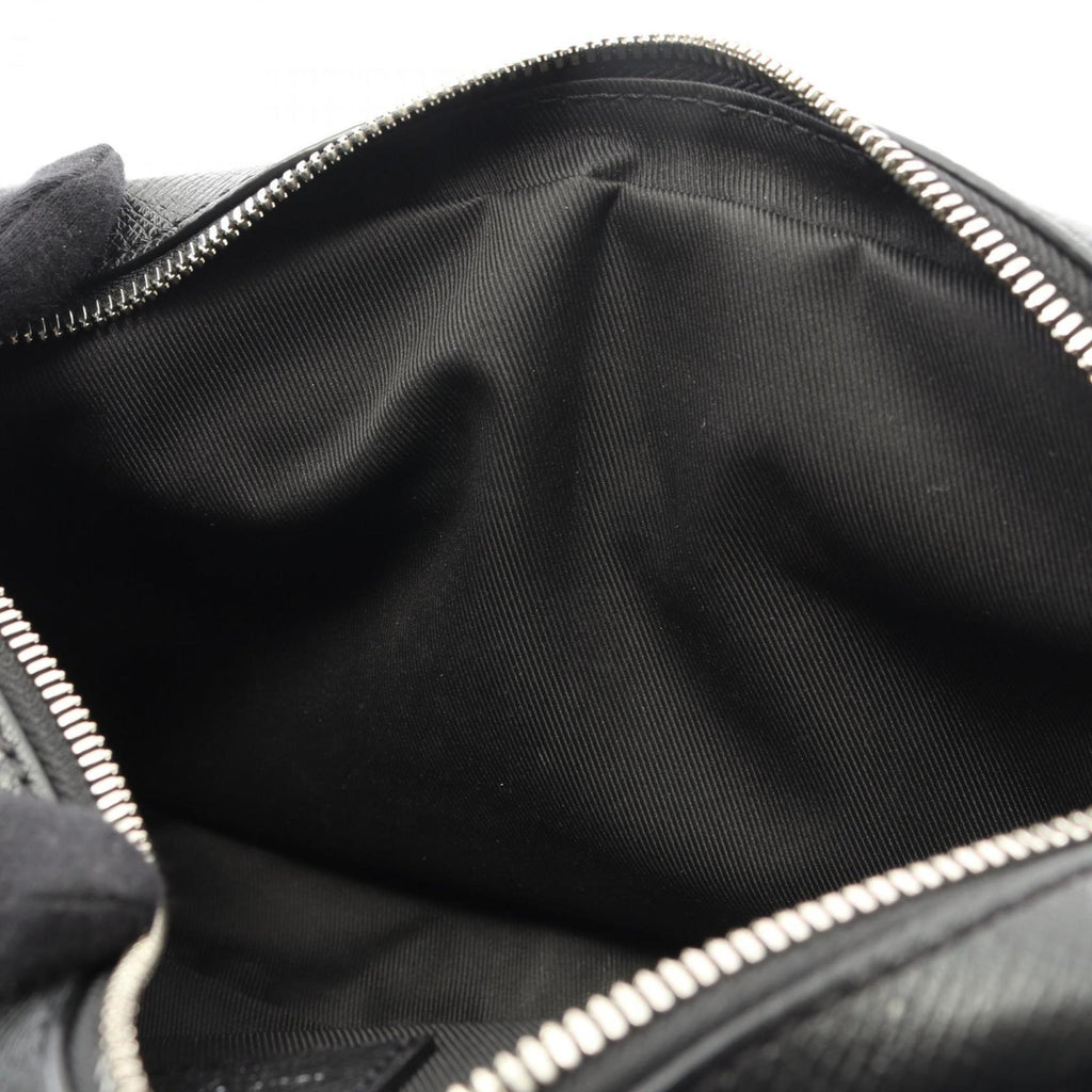 Louis Vuitton Black Coated Canvas Leather Fanny Pack