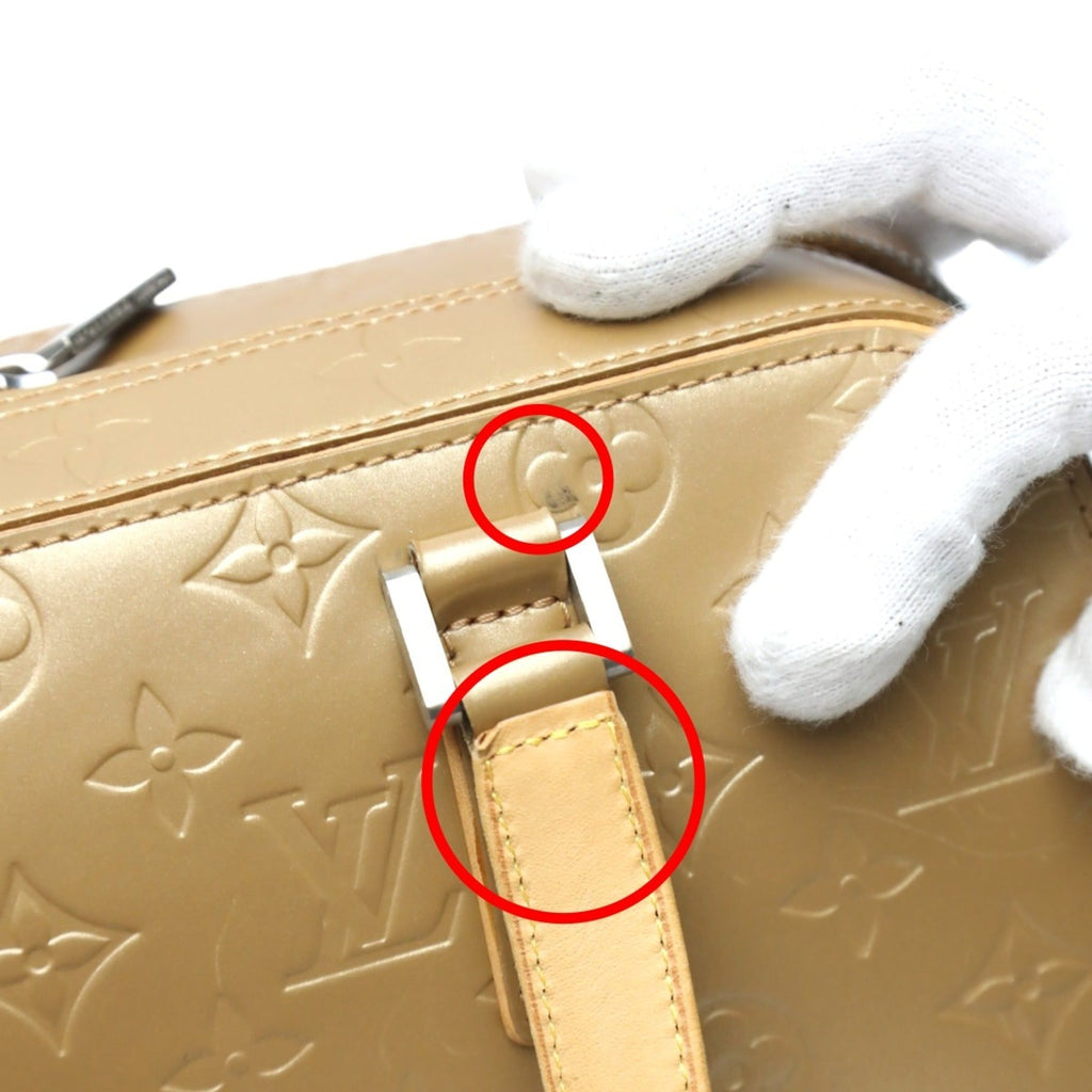 Louis Vuitton Gold Monogram Mat Handbag
