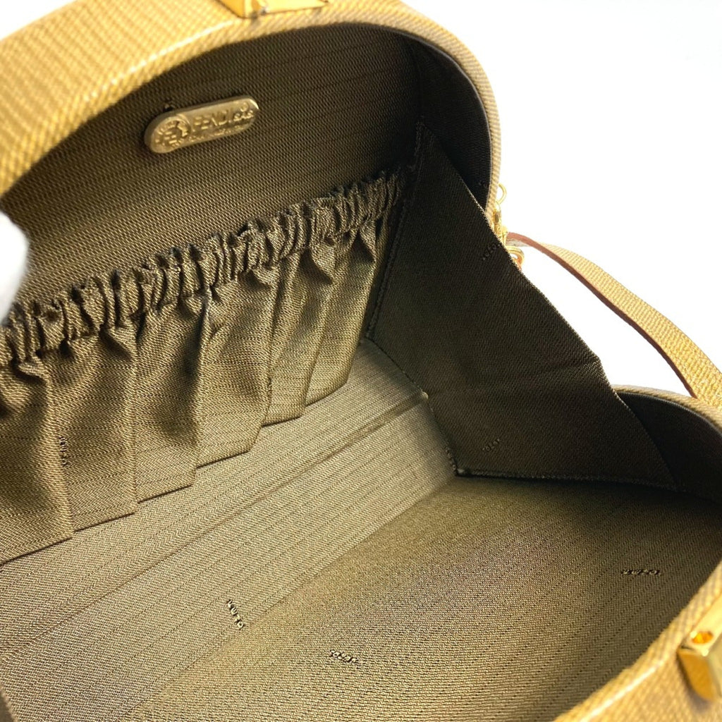 Fendi Beige Leather Handbag