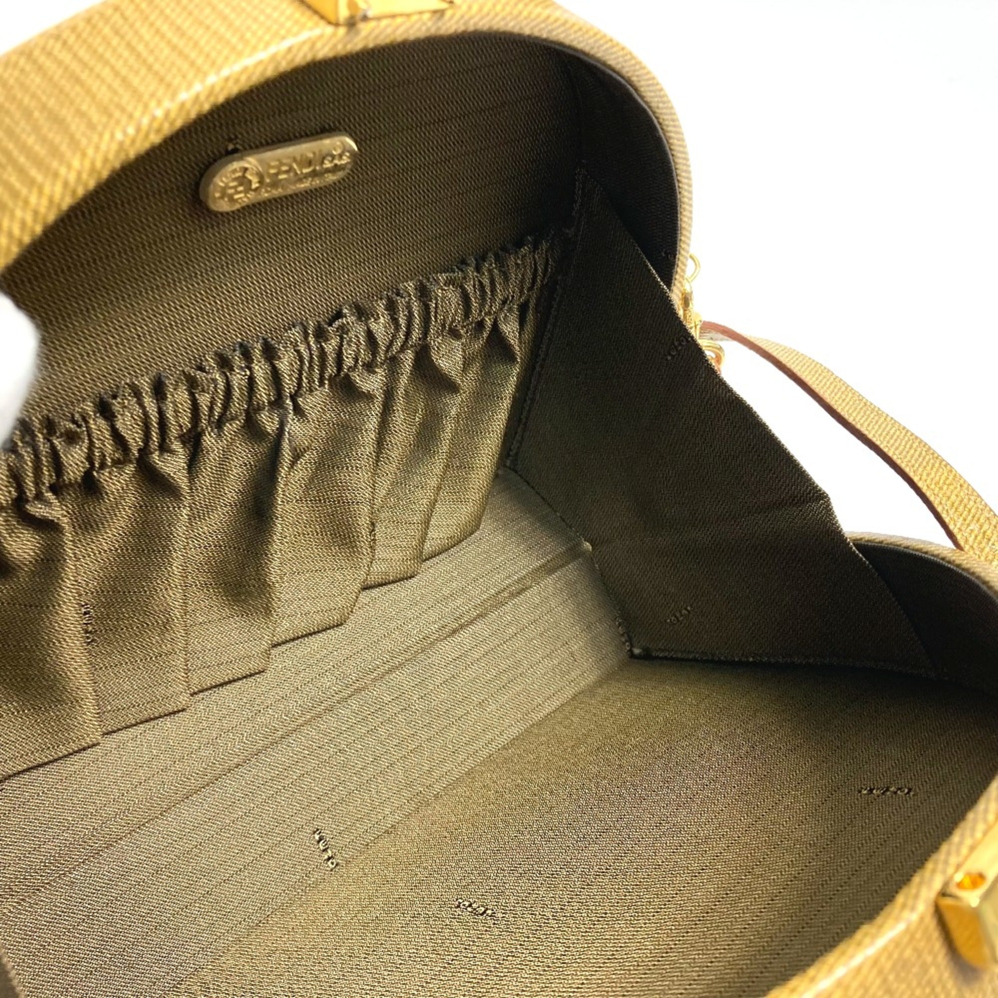 Fendi Beige Leather Handbag