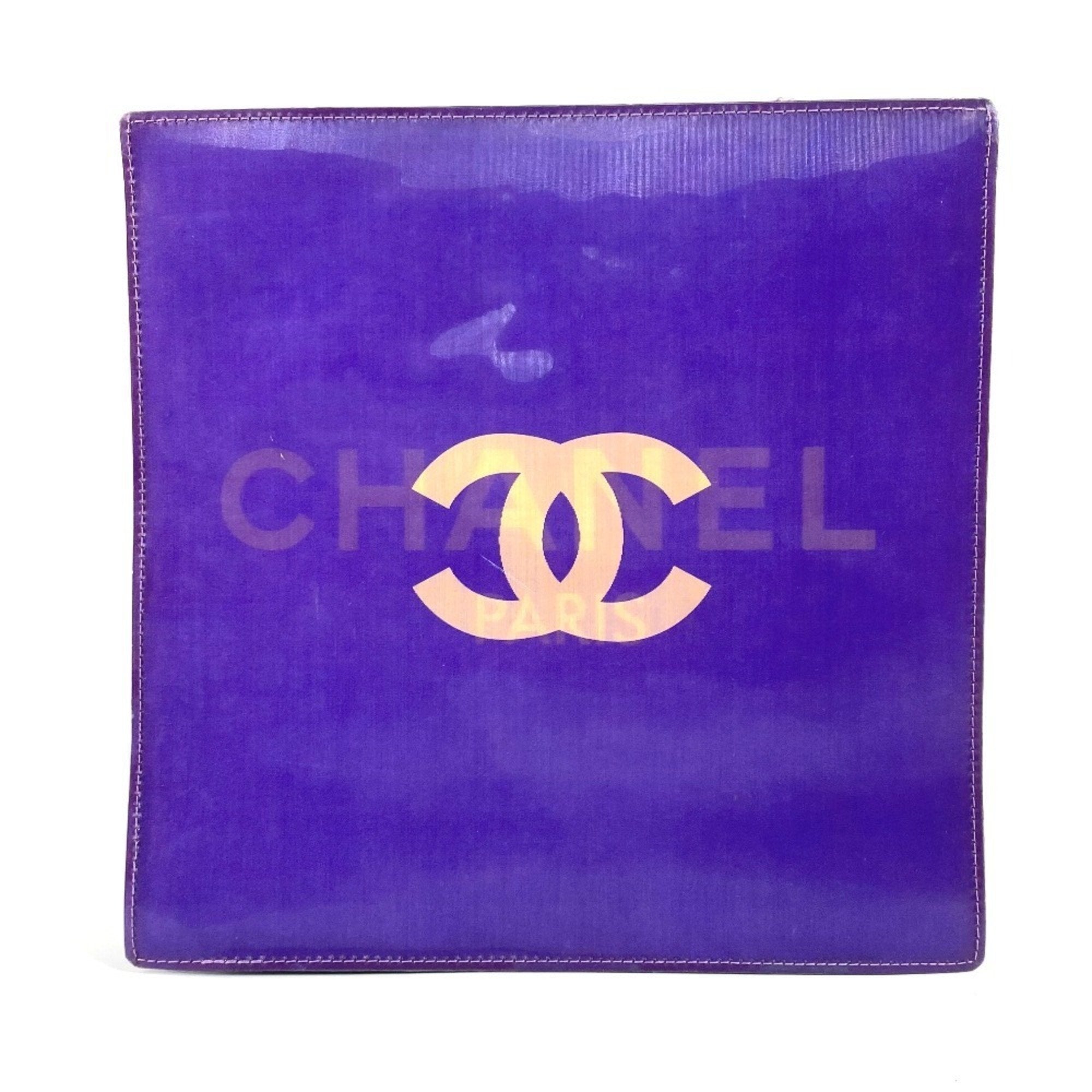 Chanel Purple Vinyl Shoulder Bag
