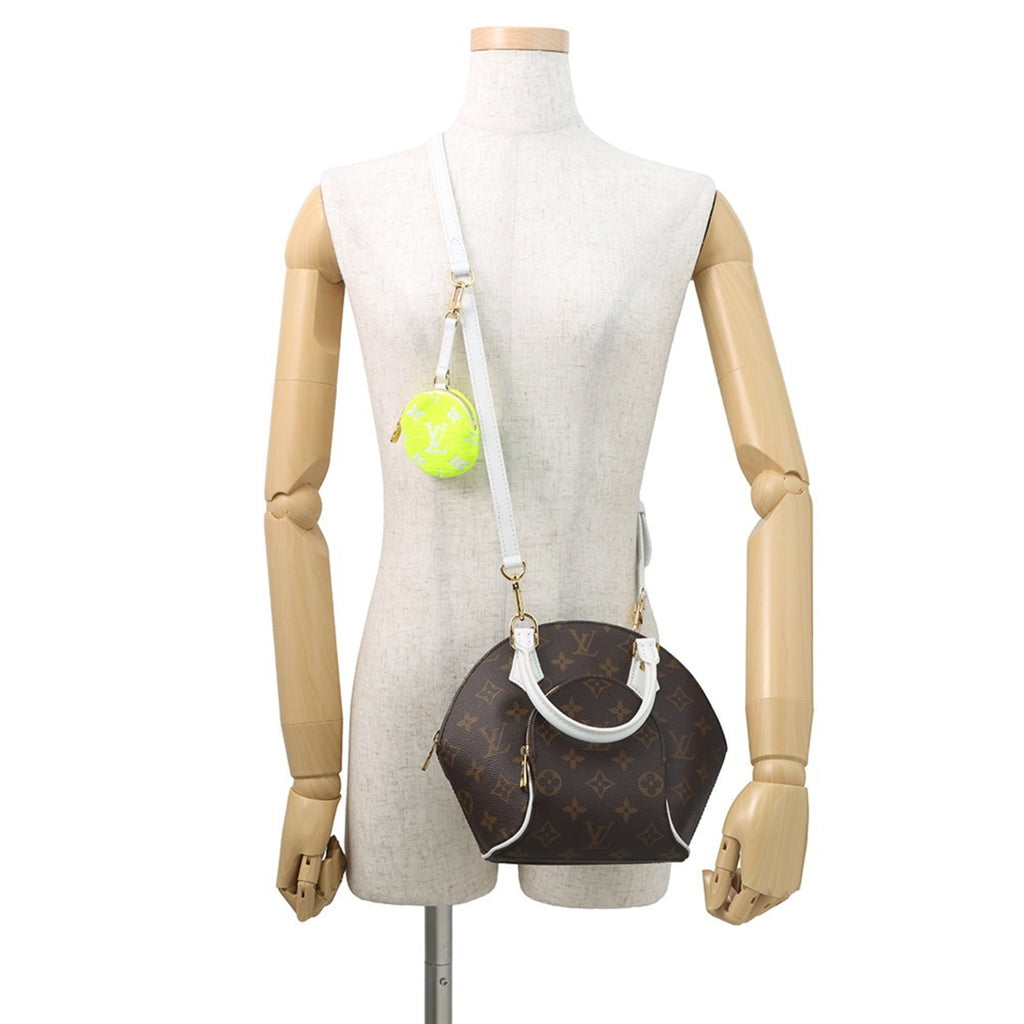 Louis Vuitton Brown Monogram White Yellow Monogram Handbag Shoulder Bag