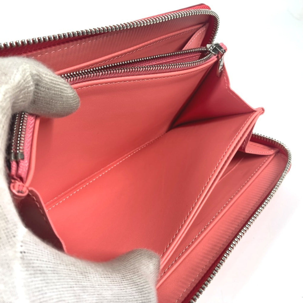 Louis Vuitton Pink Poppy Petal Monogram Vernis Rayures Long Wallet