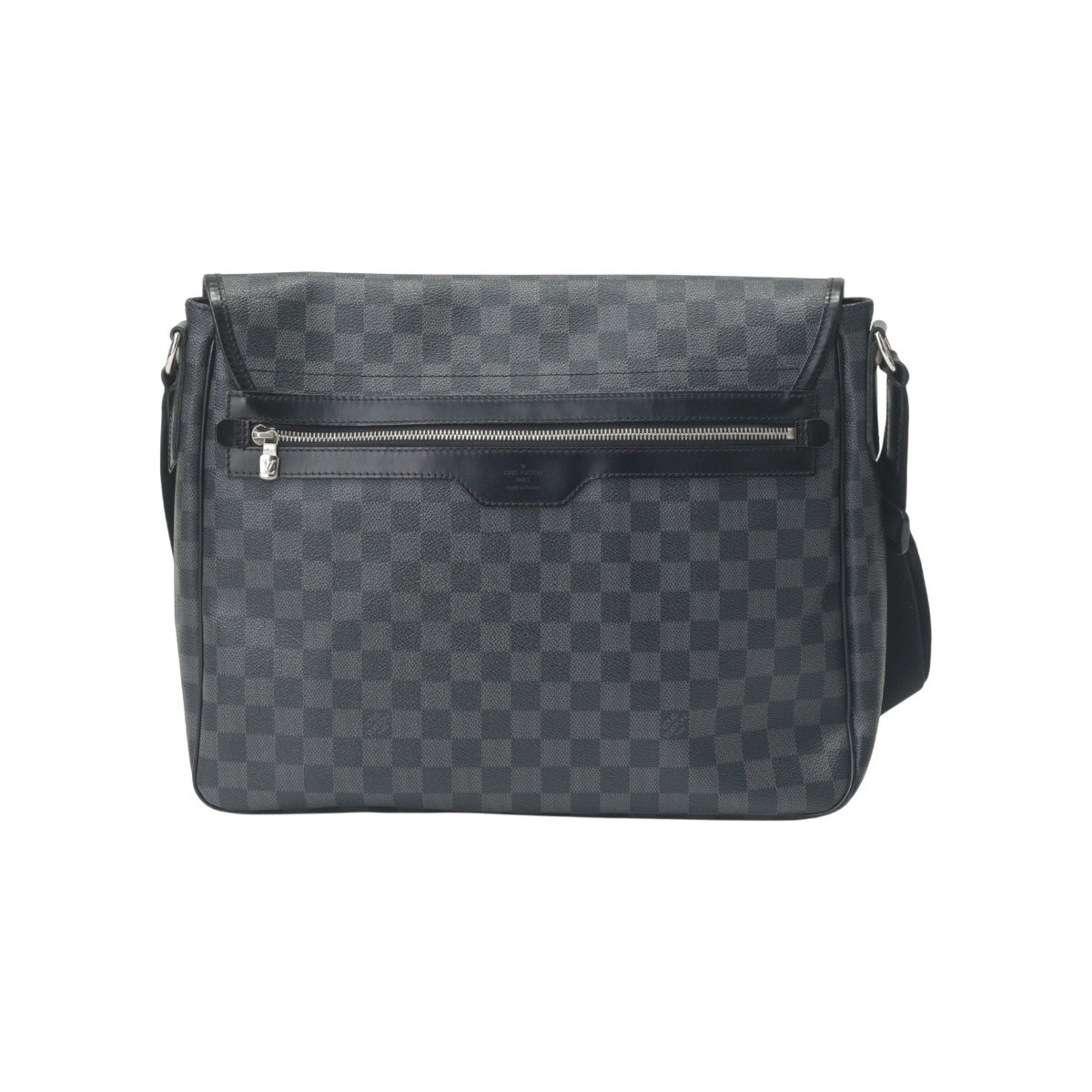 Louis Vuitton Black Damier Graphite Damier Graphite Shoulder Bag