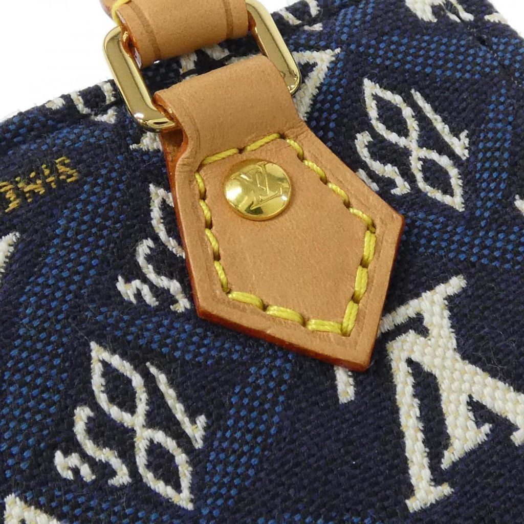 Louis Vuitton Blue Navy Jacquard Handbag