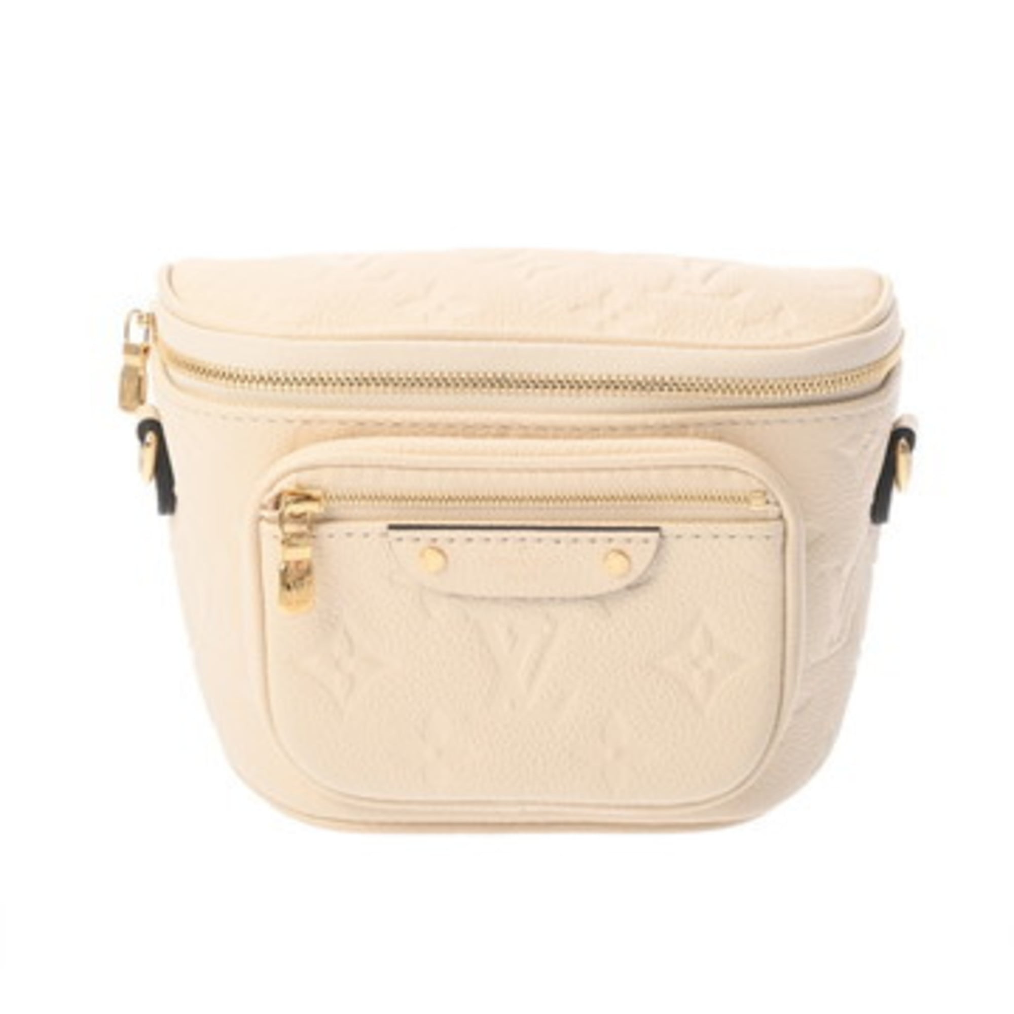 Louis Vuitton Cream Leather Shoulder Bag
