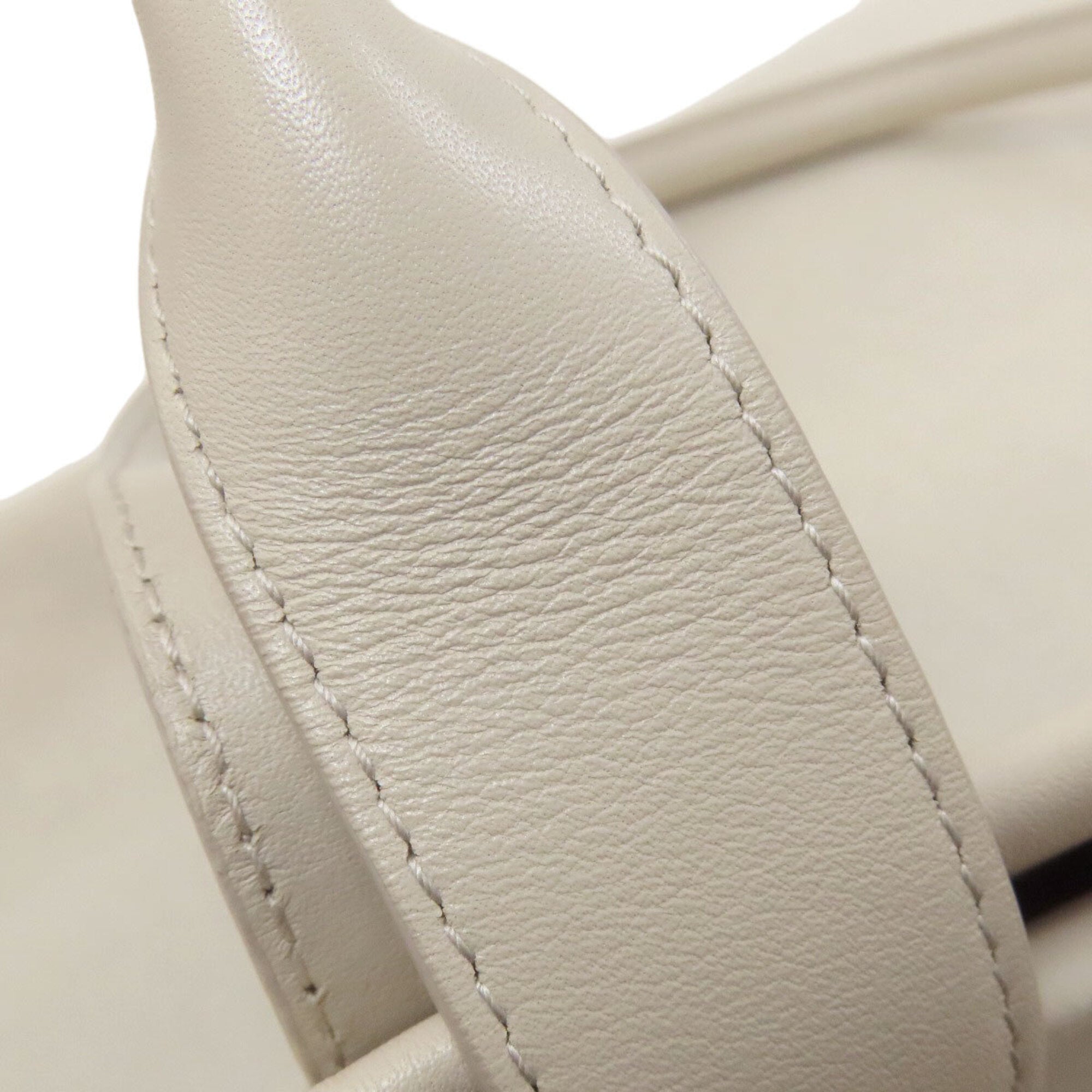 Balenciaga White Canvas Tote