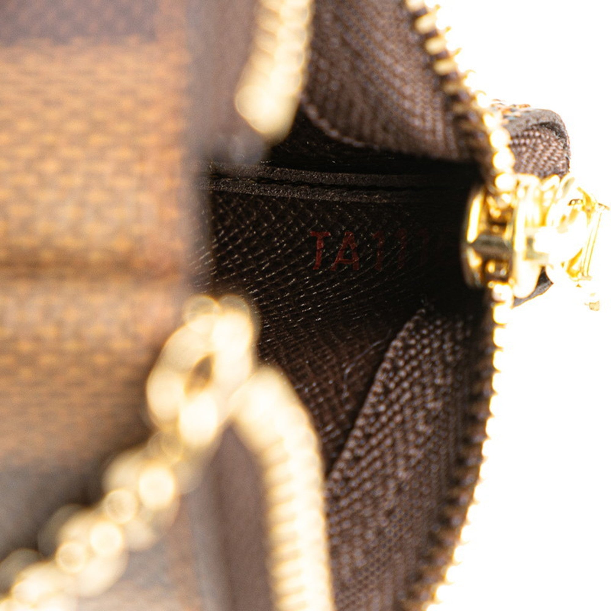 Louis Vuitton Brown Pvc Leather Coin Purse/Coin Case