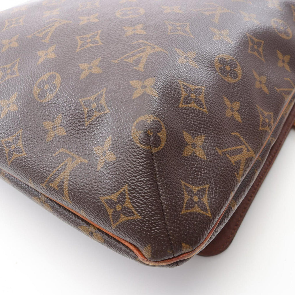 Louis Vuitton Brown Coated Canvas Pvc Leather Shoulder Bag