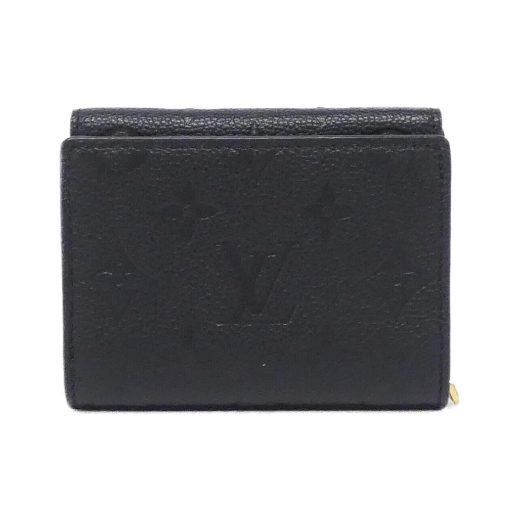 Louis Vuitton Black Monogram Empreinte Wallet (Tri-Fold)