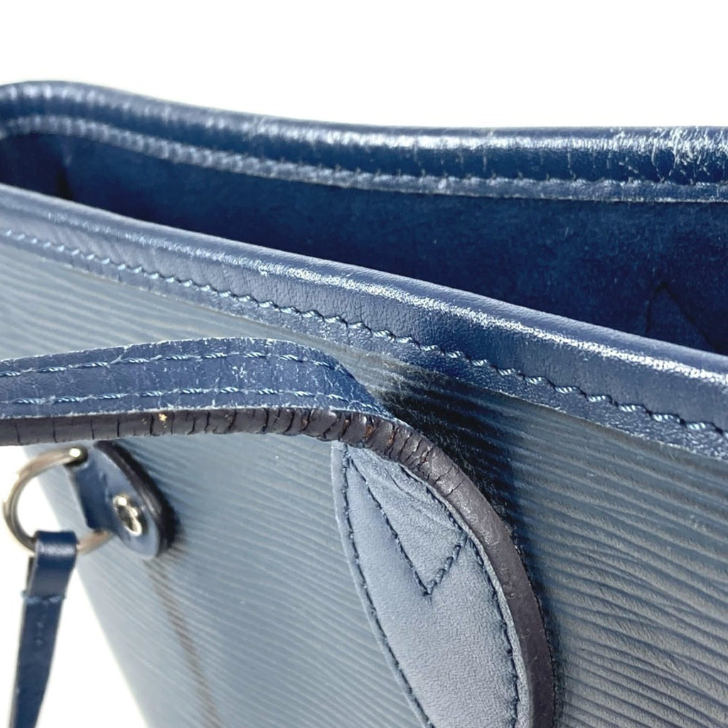 Louis Vuitton Epi Navy Epi Leather Shoulder Bag Tote Bag