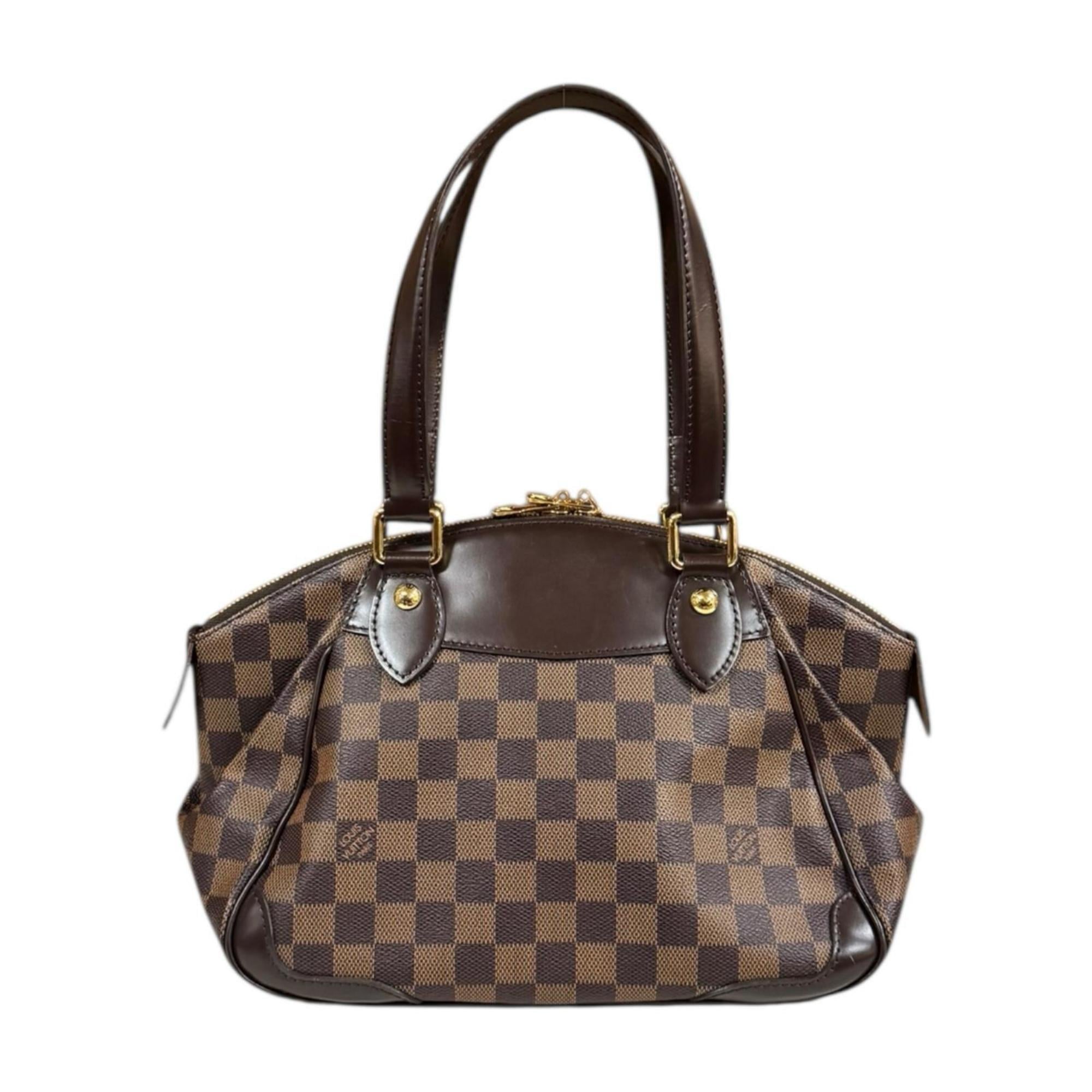 Louis Vuitton Brown Damier Canvas Handbag