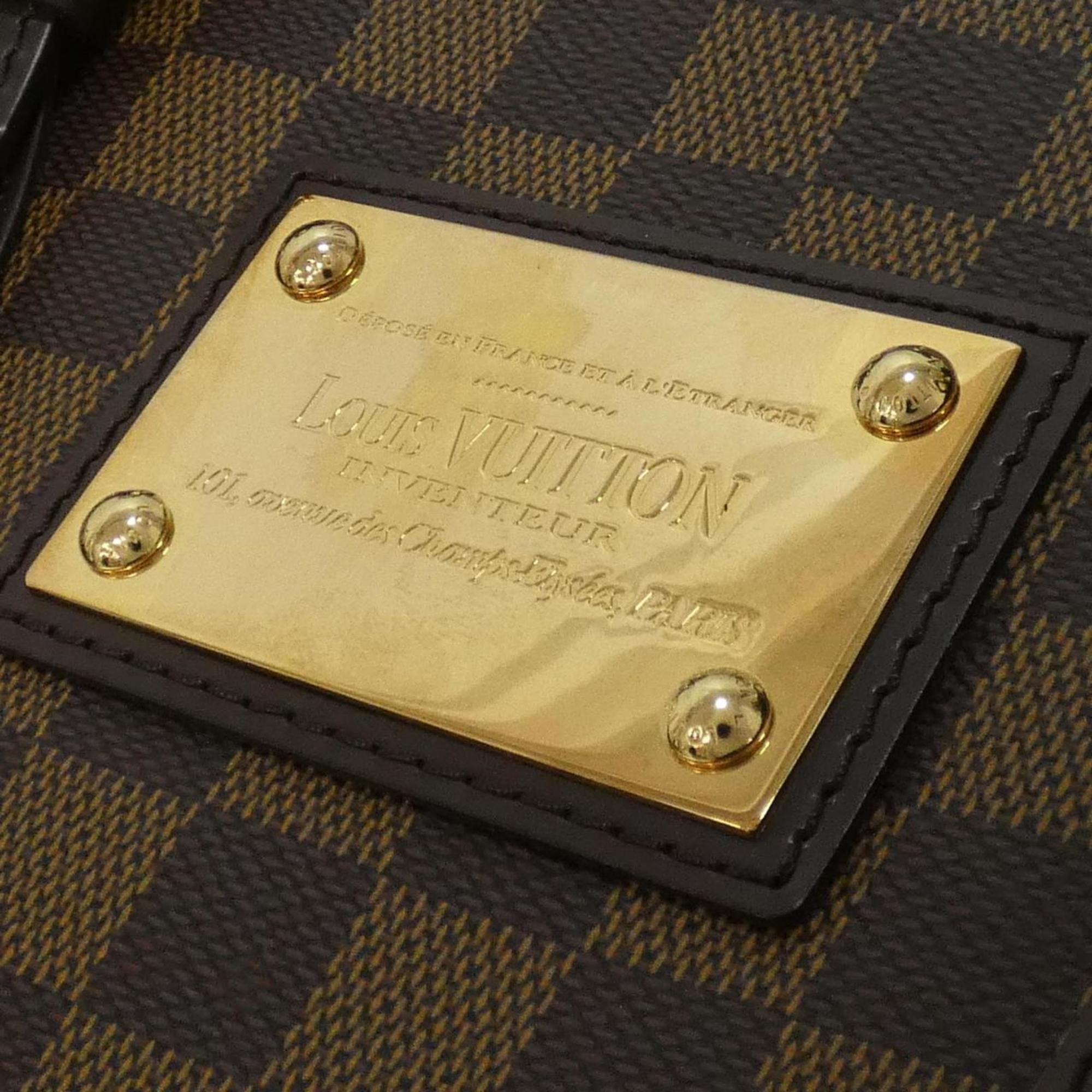 Louis Vuitton Damier Ebene Coated Canvas Handbag