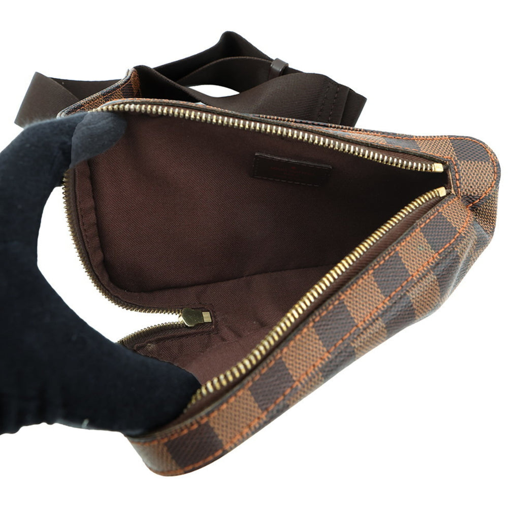 Louis Vuitton Brown Damier Canvas Ebene Damier Canvas Pouch Shoulder Bag Sling Bag