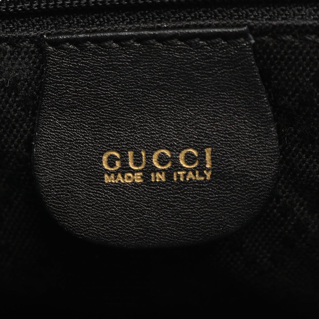 Gucci Black Leather Backpack (Pre-Owned)