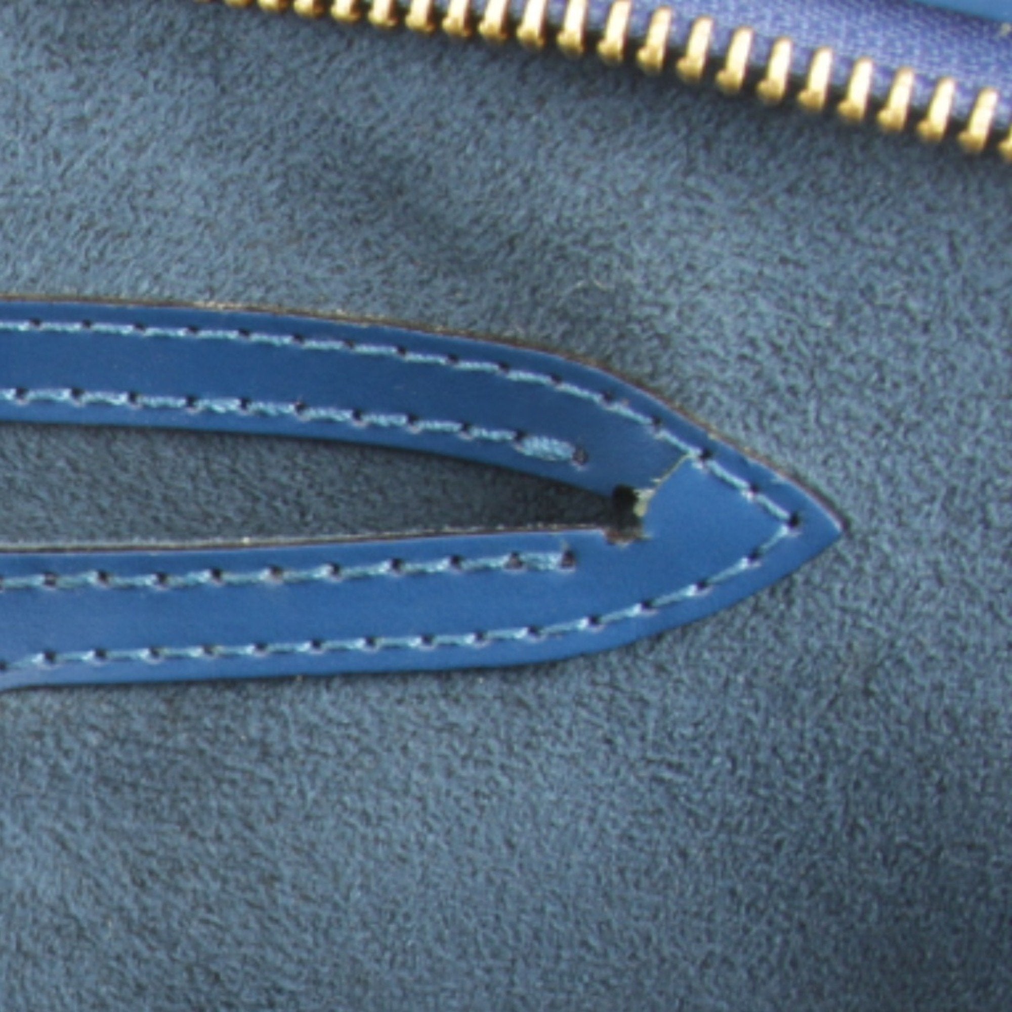 Louis Vuitton Blue Epi Leather Handbag