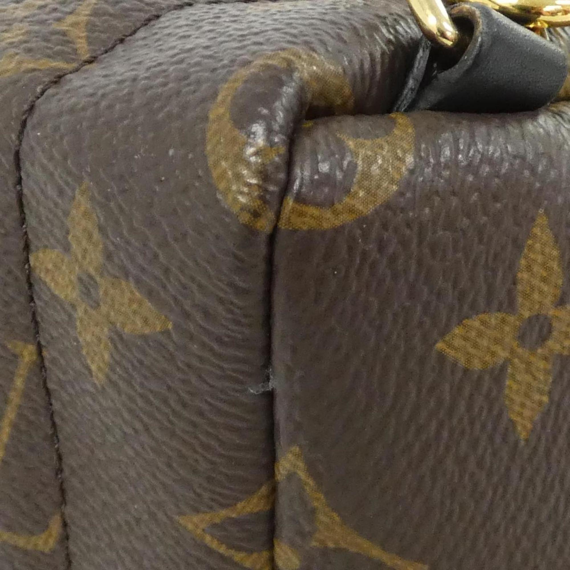 Louis Vuitton Marron Coated Canvas Backpack