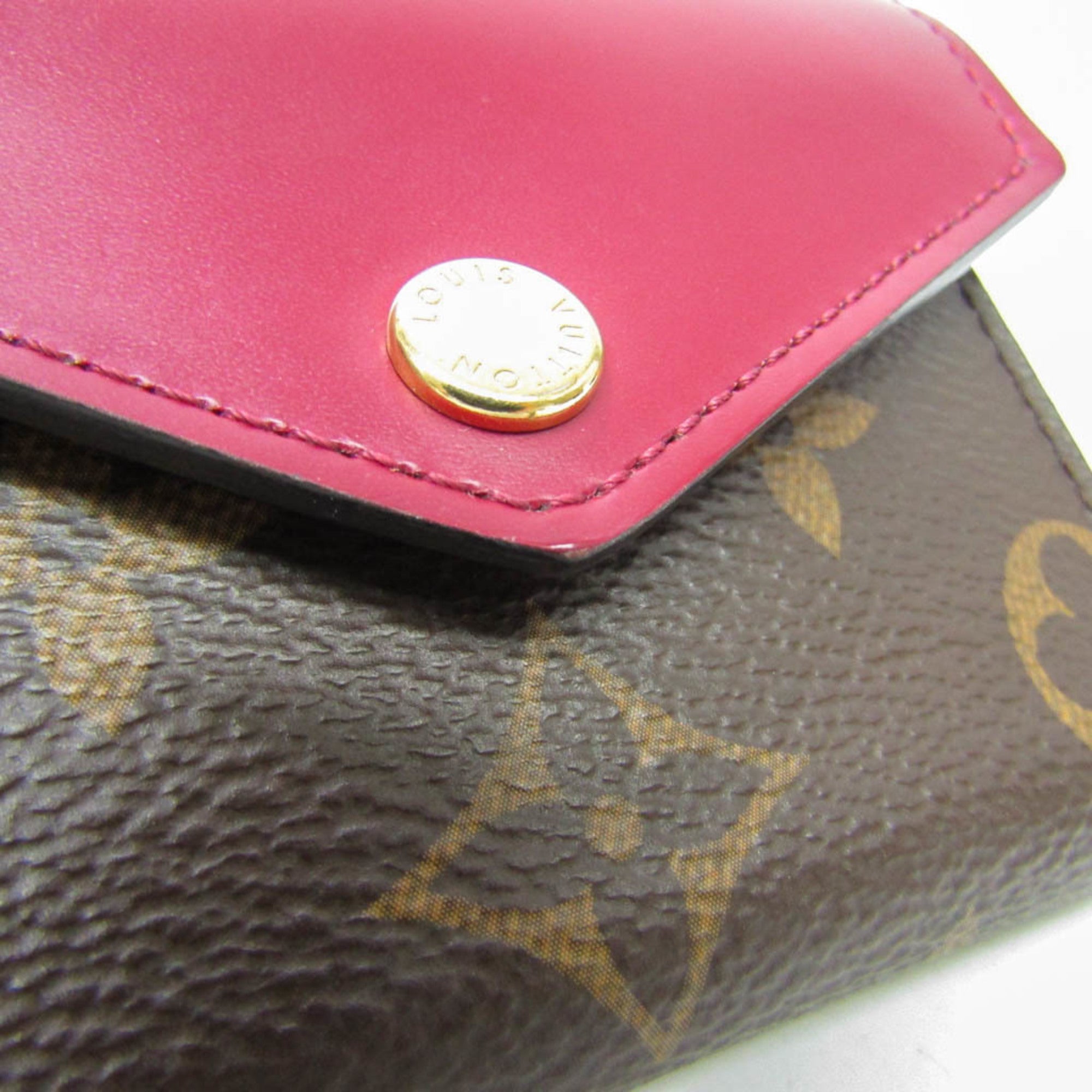 Louis Vuitton Monogram Fuchsia Monogram Monogram Wallet (Tri-Fold)