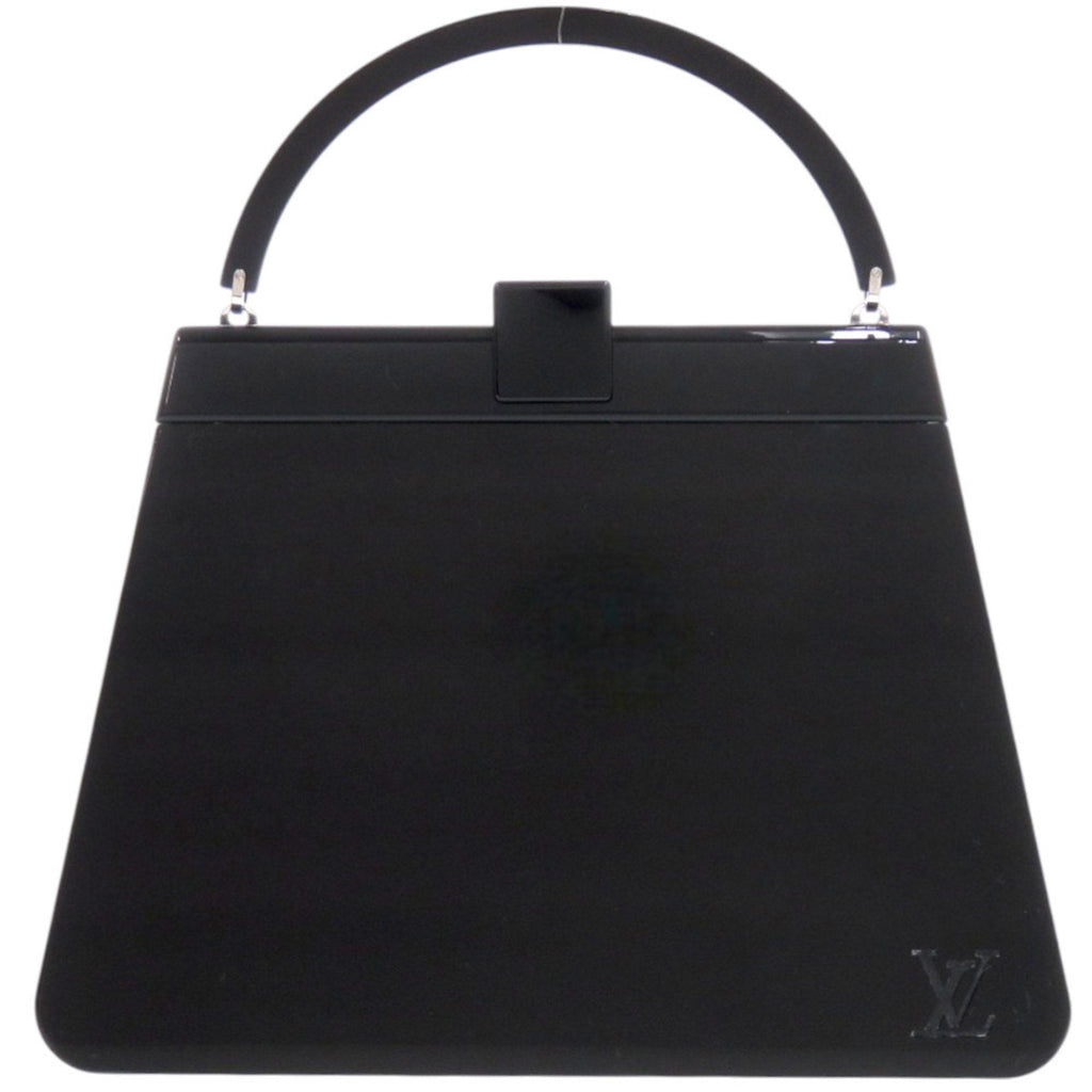 Louis Vuitton Black Plastic Leather Handbag