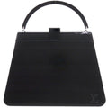 Louis Vuitton Black Plastic Leather Handbag