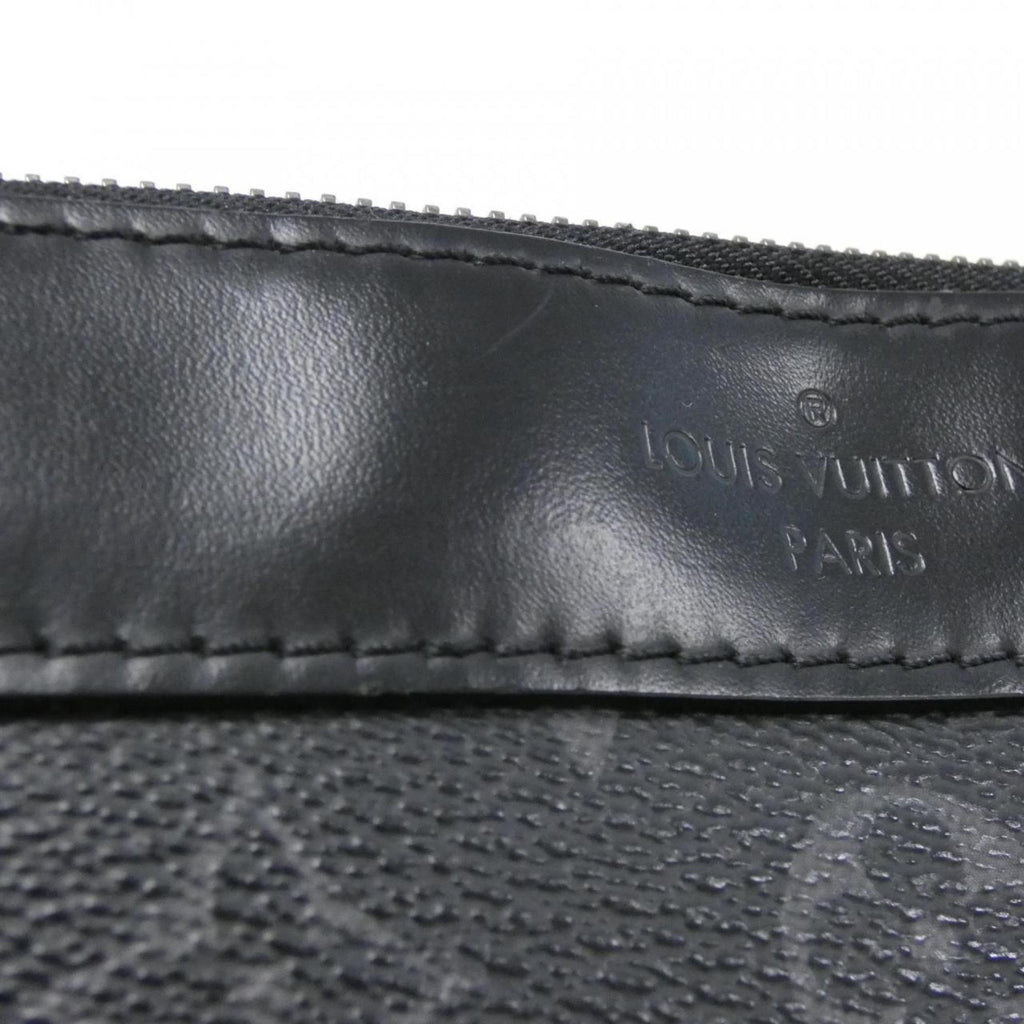 Louis Vuitton Black Coated Canvas Handbag Pochette