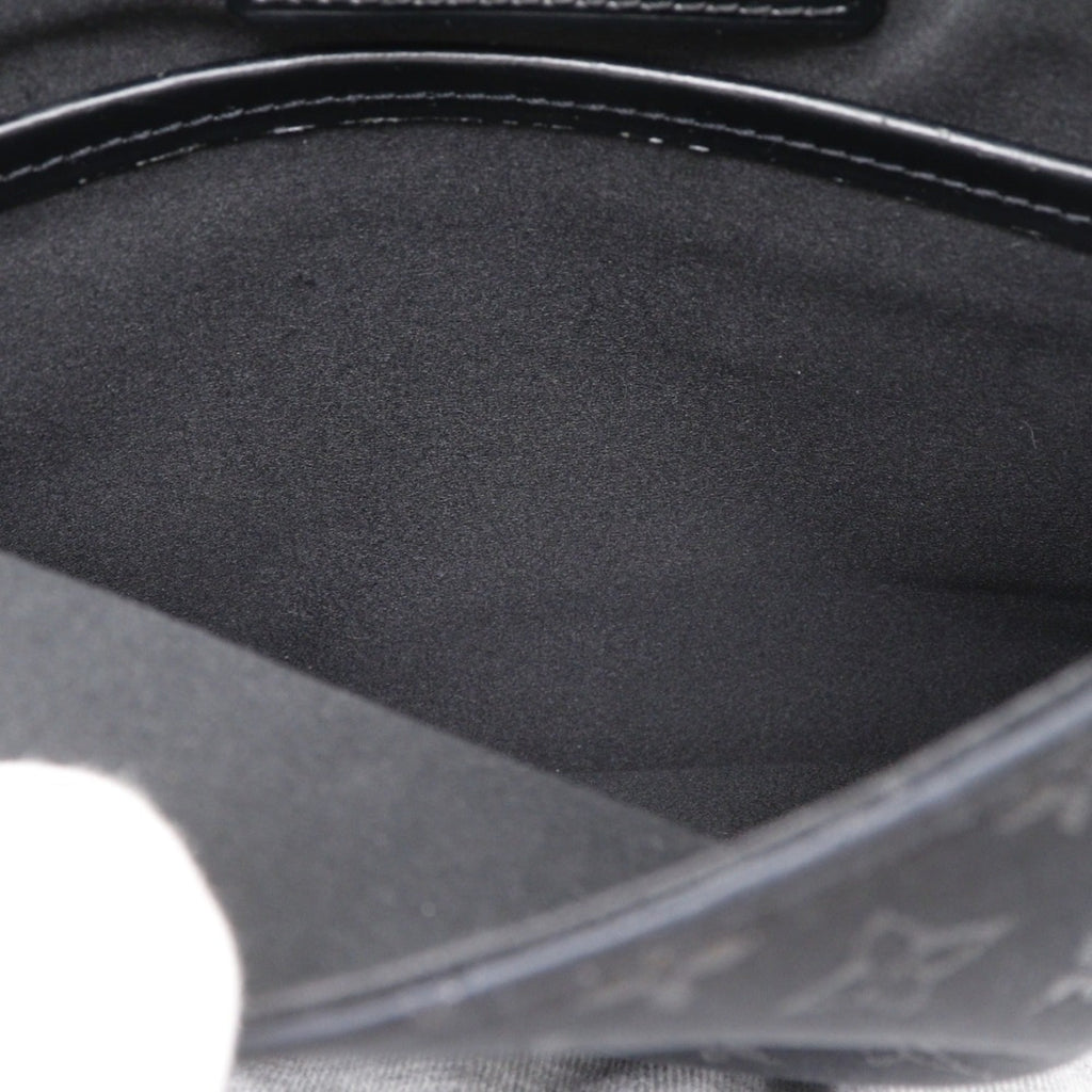 Louis Vuitton Black Monogram Satin Monogram Vernis Leather Shoulder Bag